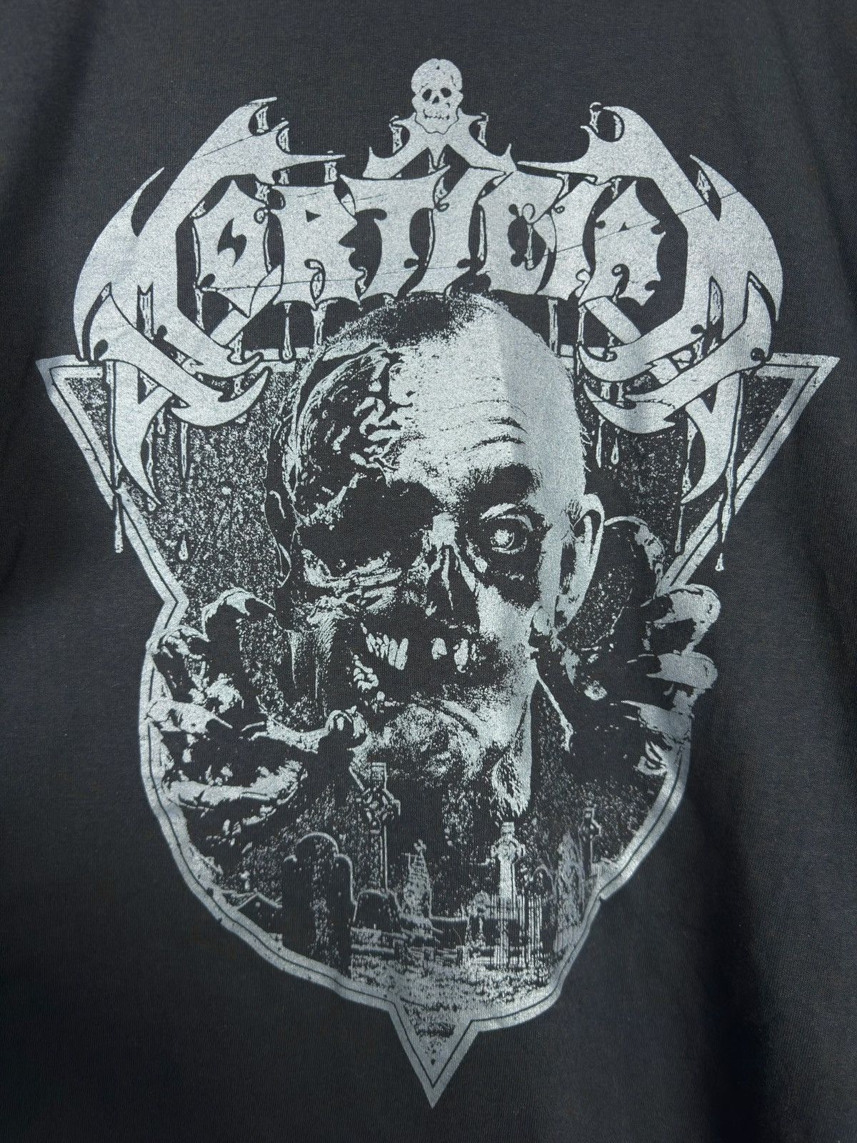 Vintage Mortician Mortal Massacre Rare Official T-shirt XL Size US XL / EU 56 / 4 - 2 Thumbnail