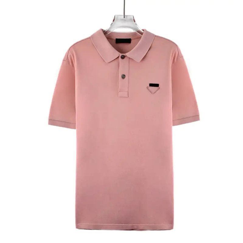 Prada Prada Men's Pink Cotton Polo Shirt Size US M / EU 48-50 / 2 - 1 Thumbnail