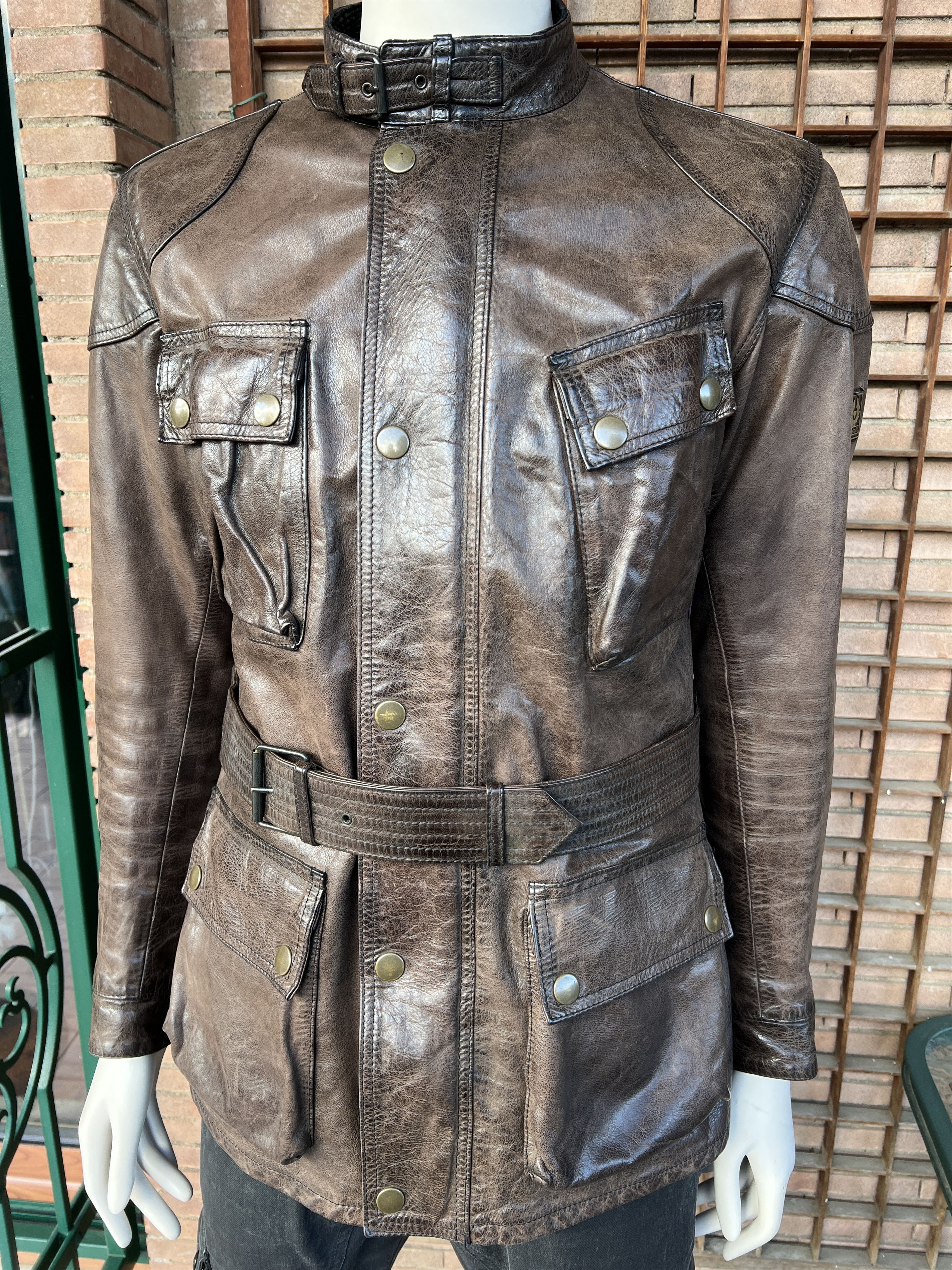 BELSTAFF Leather Jacket PANTHER 1966 Benjamin Button L