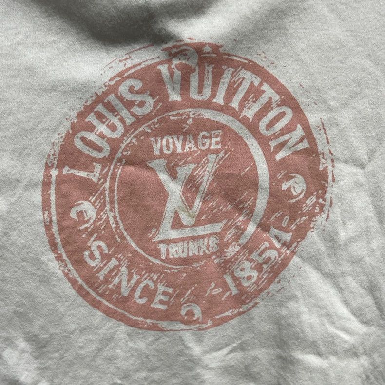 Louis Vuitton Louis Vuitton 25 FW new white badge short sleeve Size L / US 10 / IT 46 - 5 Thumbnail