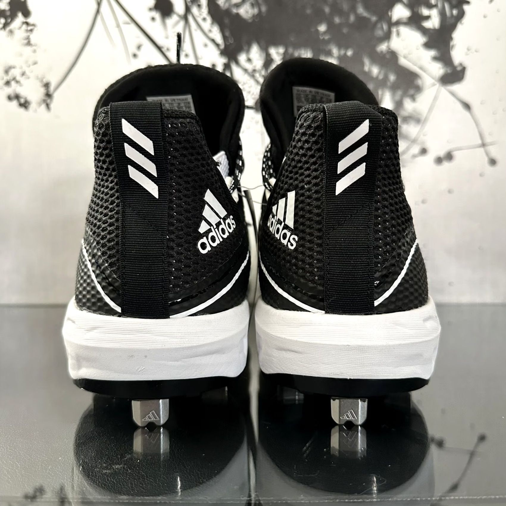 Adidas Adidas Icon 5 Baseball Cleats Mens 12.5 G28249 White Black Oreo Boost Size US 13 / EU 46 - 4 Thumbnail