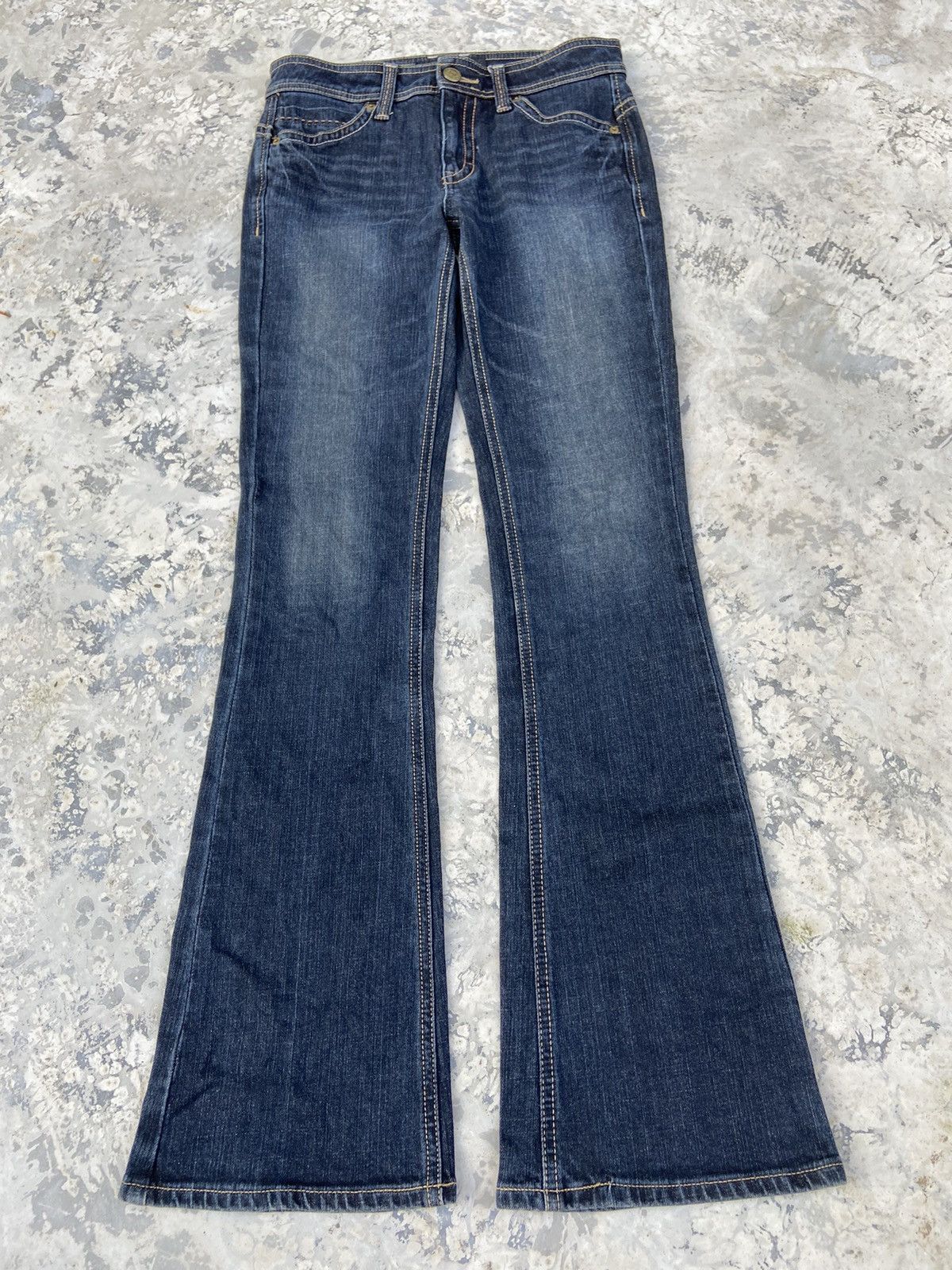 Japanese Brand C-seventeen flare Jeans pants Size 28" / US 6 / IT 42 - 1 Thumbnail