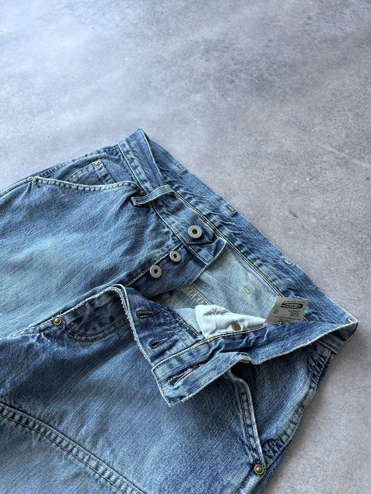 G-Star × Vintage Vintage Gstar-Raw y2k Elwood denim jeans mens crazy fit Size US 32 / EU 48 - 6 Thumbnail