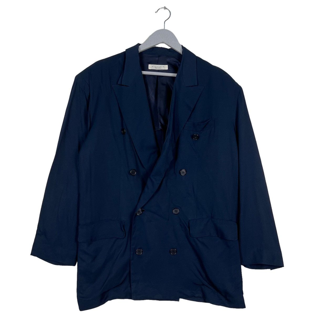 Designer × Japanese Brand 🔥 ALFA SPIN HITOMI AZUHARA DOUBLE BREAST BLAZER JACKET Size US M / EU 48-50 / 2 - 3 Thumbnail