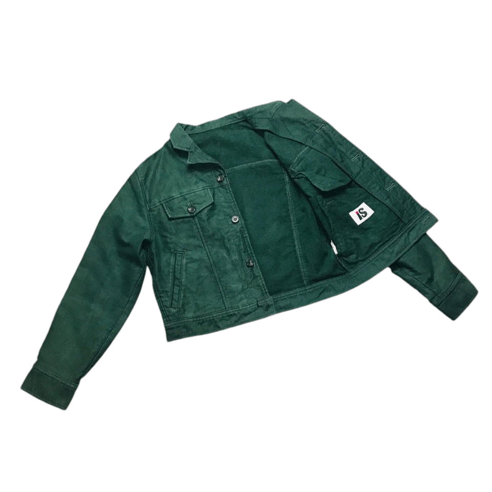 Issey Miyake × Vintage Vintage IS Issey Miyake Denim Jacket Size M / US 6-8 / IT 42-44 - 1 Thumbnail