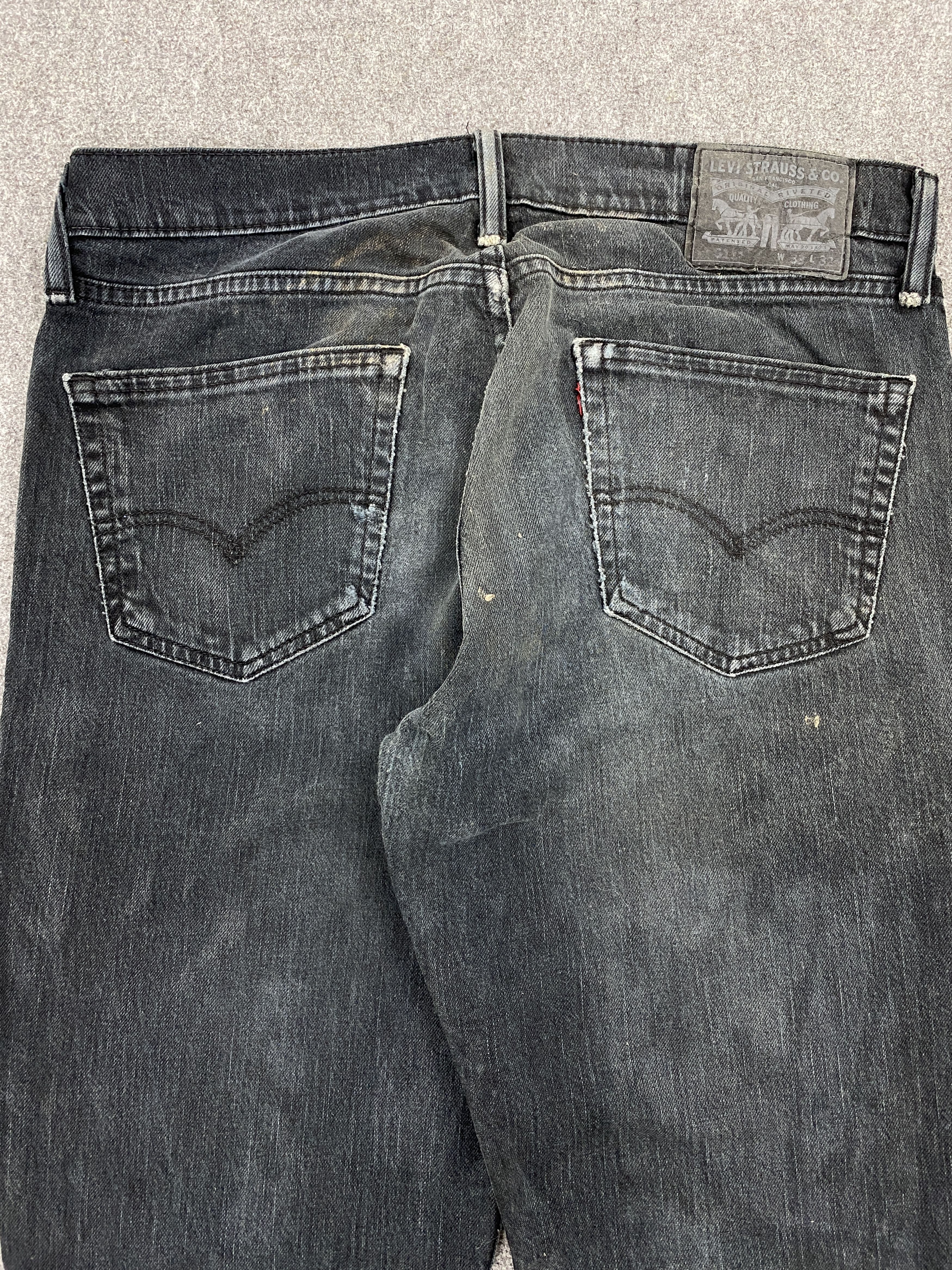 Levi's Vintage Levis 550 Faded Black Jeans 32x32 S0043 Size US 32 / EU 48 - 4 Thumbnail