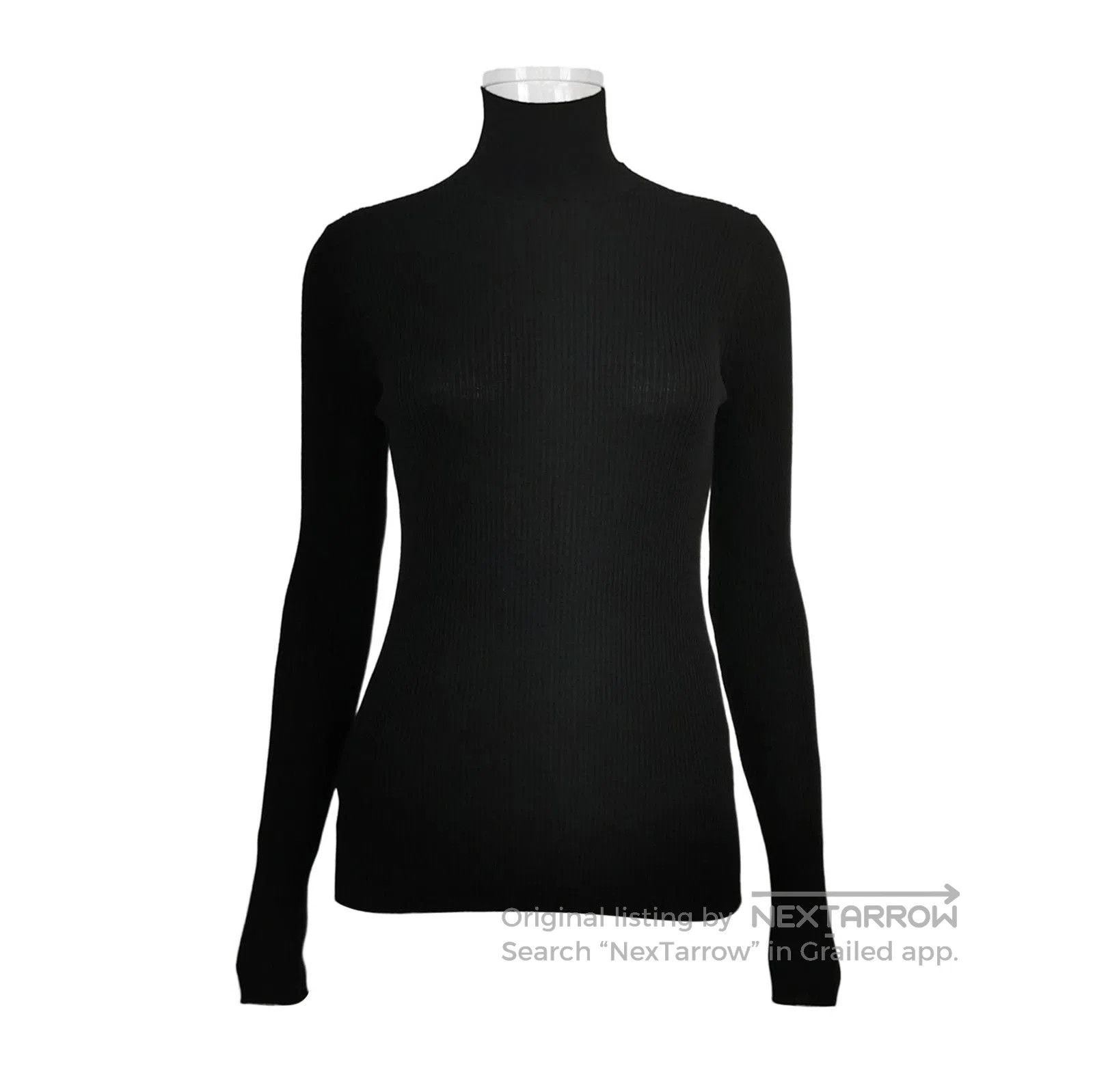 Prada Prada Black Merino Wool Turtleneck Sweater . Size S / US 4 / IT 40 - 1 Thumbnail