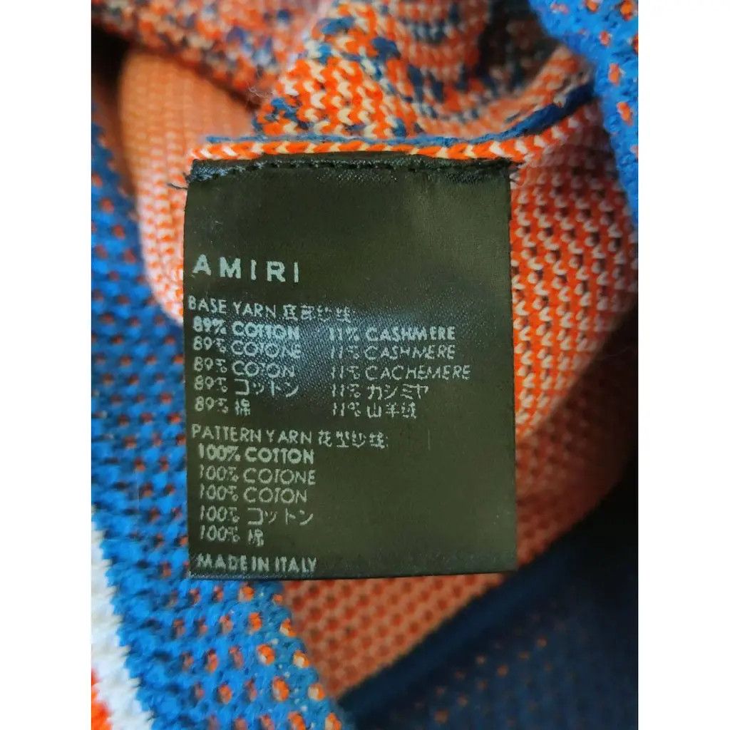 Amiri o1gr1nt0525 Bandana NYC Exclusive Short in Blue/Orange Size US 30 / EU 46 - 3 Thumbnail