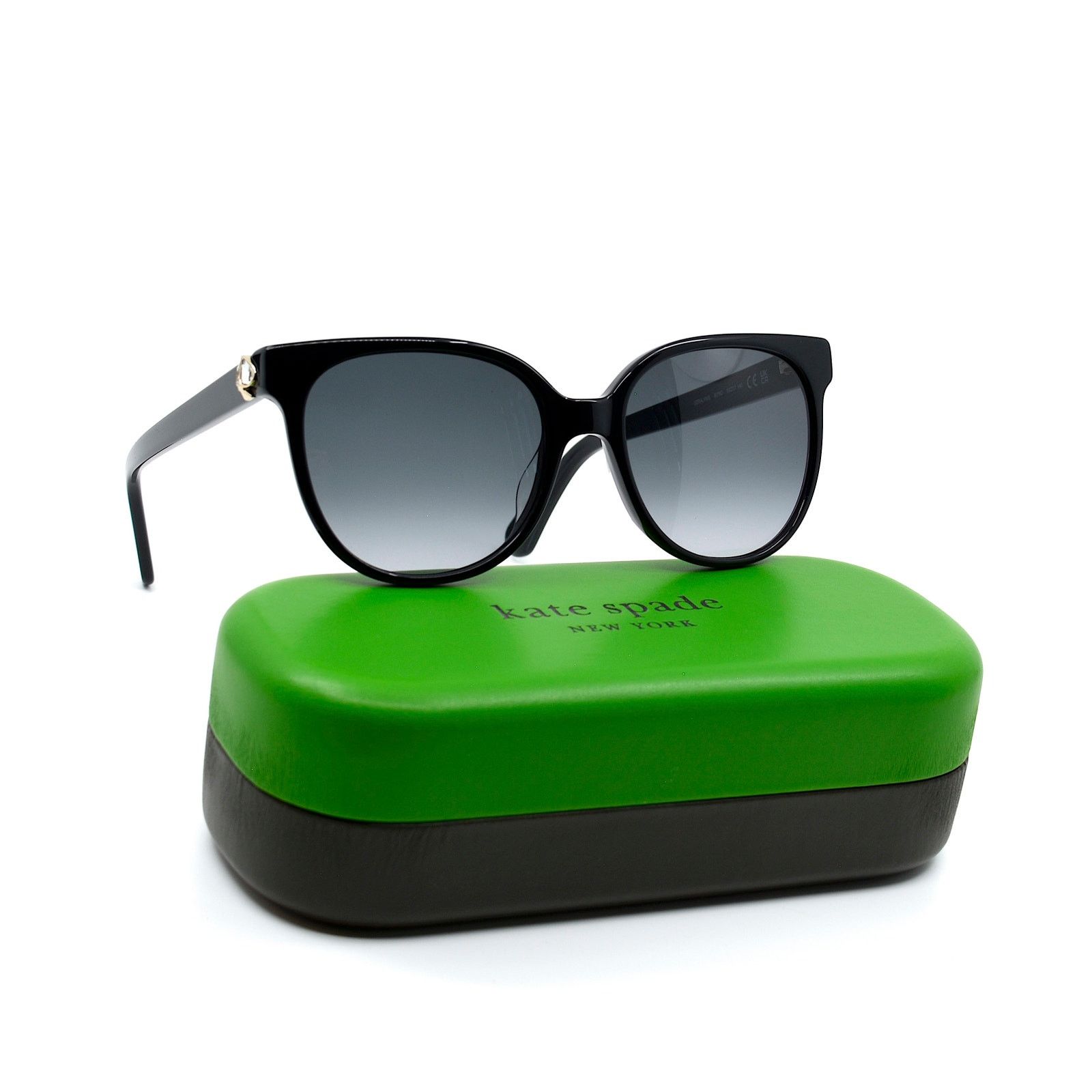 Kate Spade NEW KATE SPADE GERALYN/S 807 BLACK GREY AUTHENTIC SUNGLASSES Size ONE SIZE - 8 Thumbnail