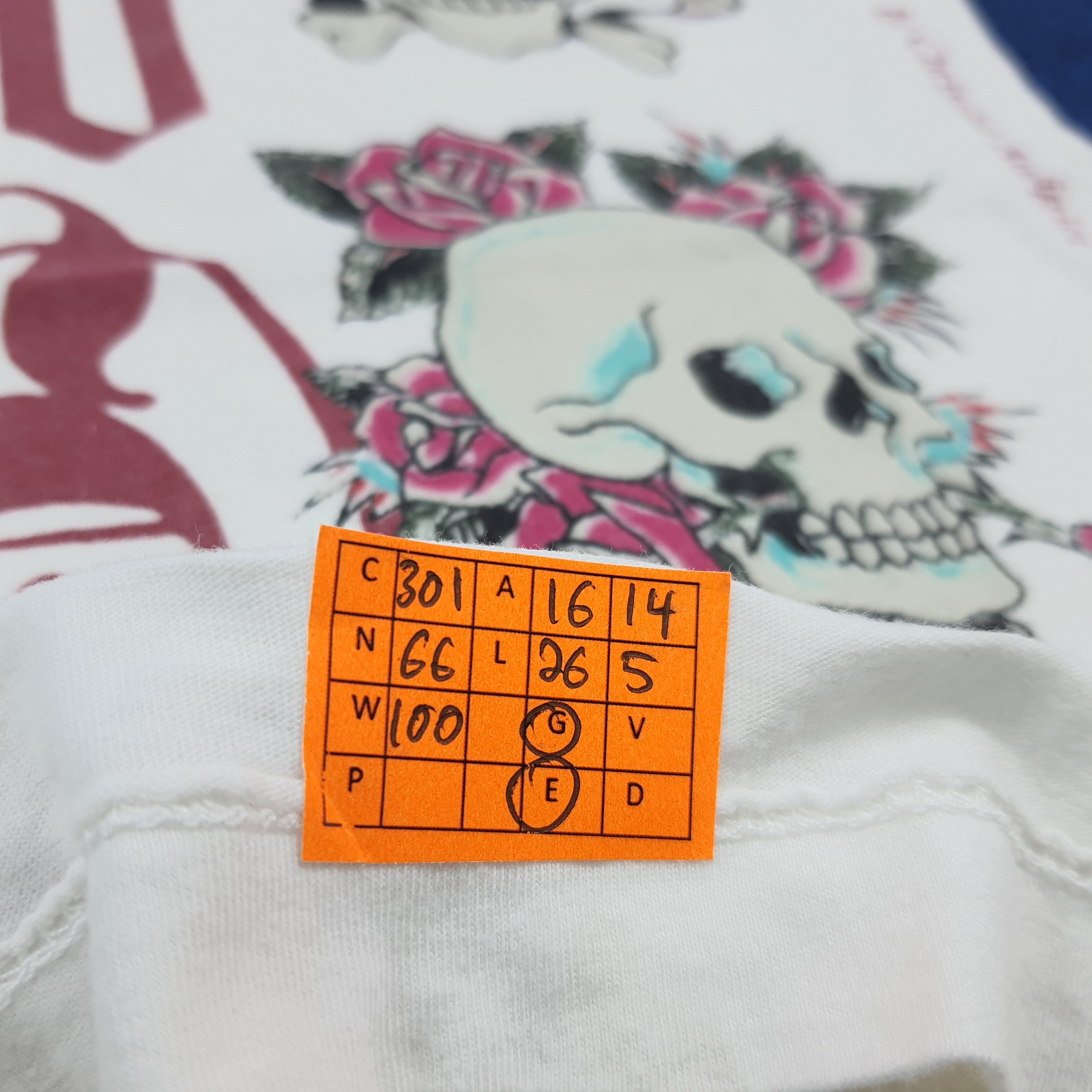 Ed Hardy Vintage 90s Ed Hardy Babydoll Slim Fit T-shirt C301N66 Size S / US 4 / IT 40 - 8 Thumbnail