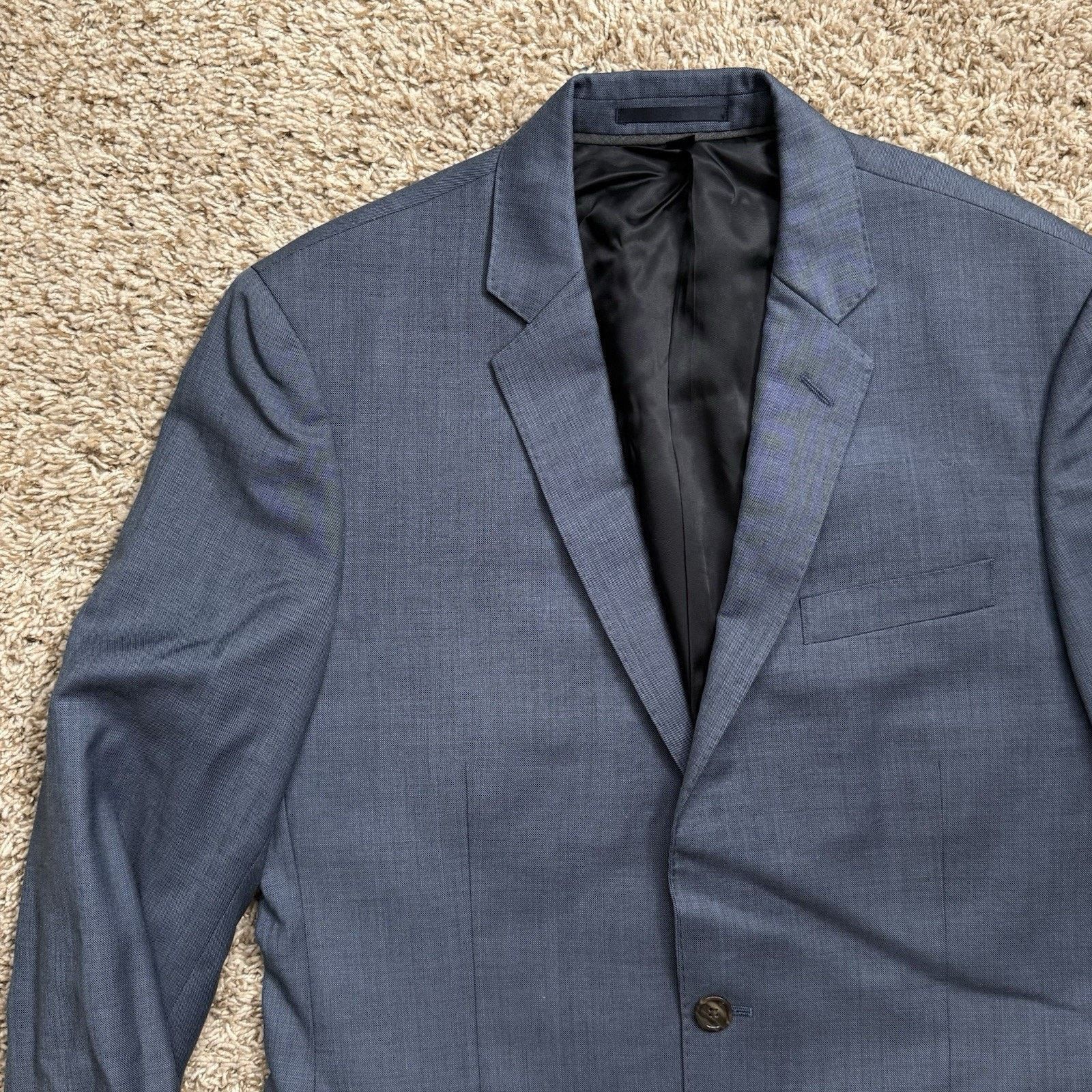 J.Crew J.Crew Ludlow Tollegno 1900 Wool Suit Blue Jacket 40R 30x30 Size 40R - 15 Thumbnail