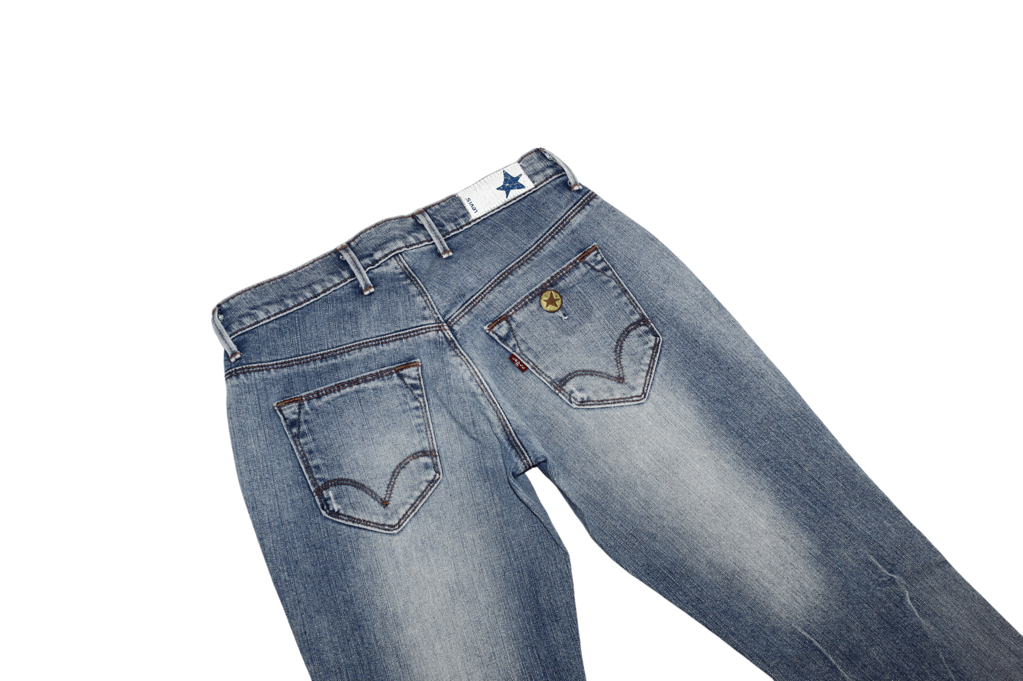 Levi's Vintage Clothing Levi's x Blue Fingered Genius 545 Tapered Faded Denim Jeans Size US 28 / EU 44 - 1 Thumbnail