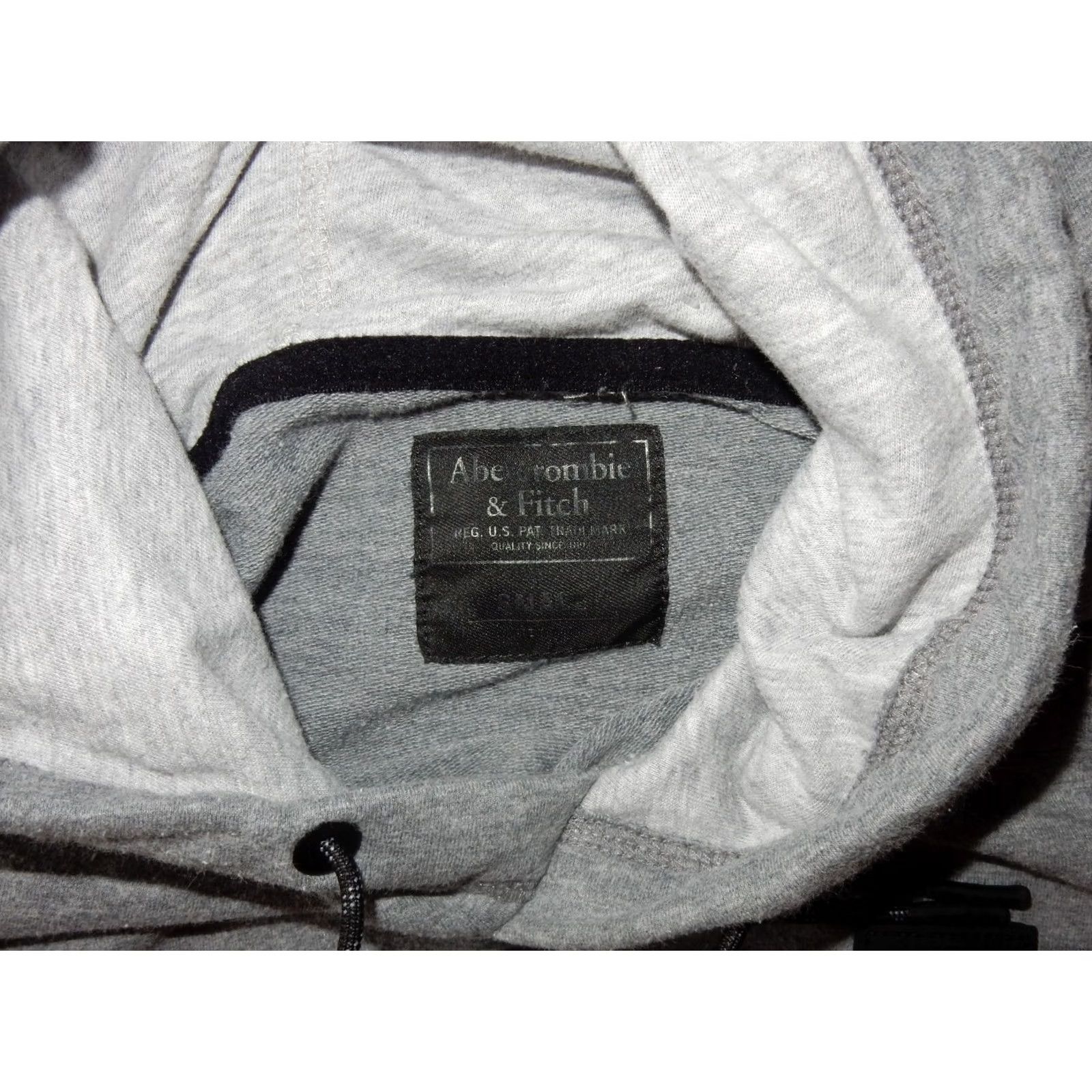 Abercrombie & Fitch Abercrombie & Fitch Men Hoodie Hooded Sweater Size S Gray Cotton Blend Pullover Sweatshirt Regular Style Size US S / EU 44-46 / 1 - 5 Thumbnail