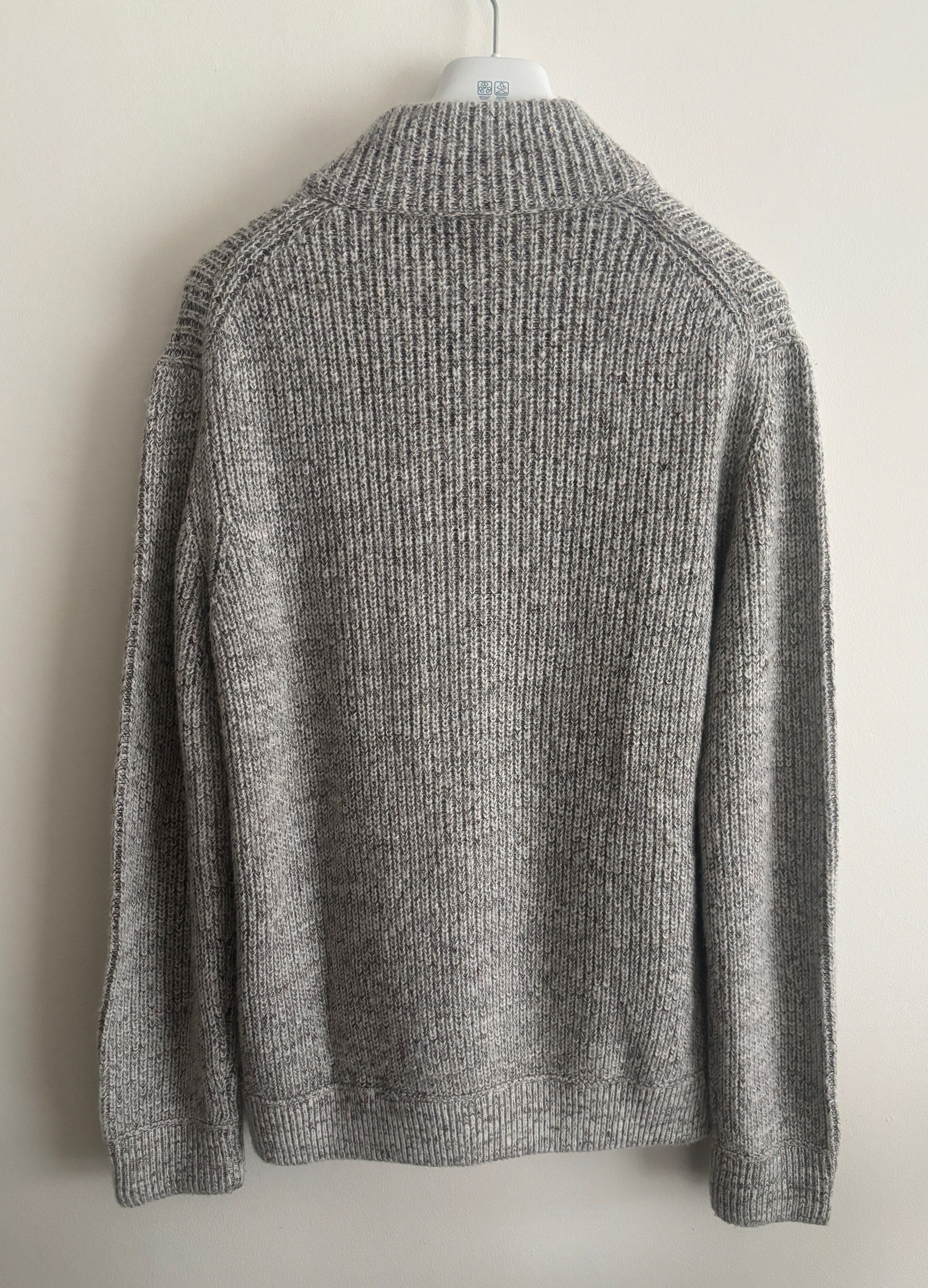 Reiss $225 Wool Cotton Mohair Cardigan Sweater (Valstarino) L- XL Size US XL / EU 56 / 4 - 7 Thumbnail