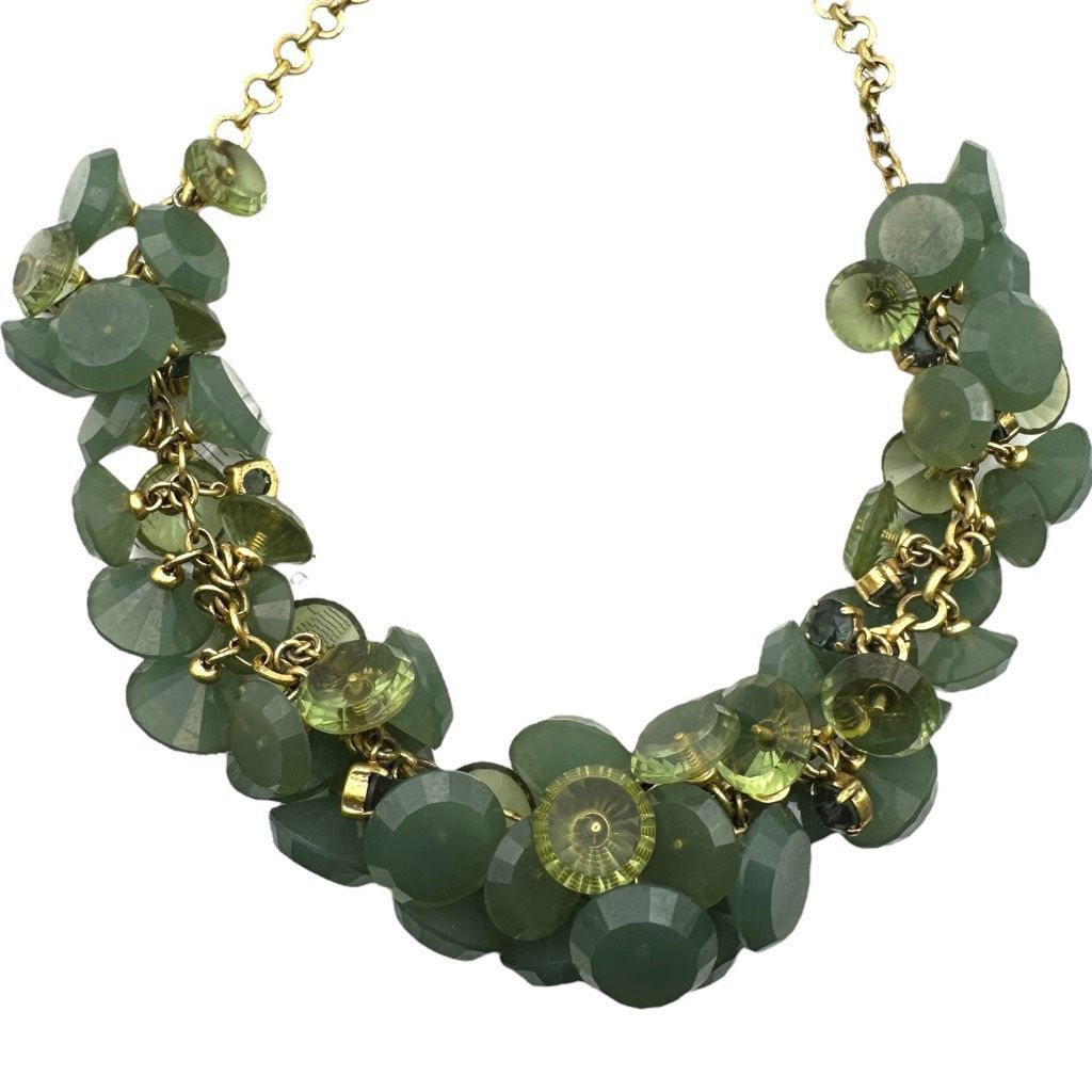 J.Crew J. CREW Designer Green Lucite Chunky Seafoam Acrylic Bead St Size ONE SIZE - 7 Thumbnail