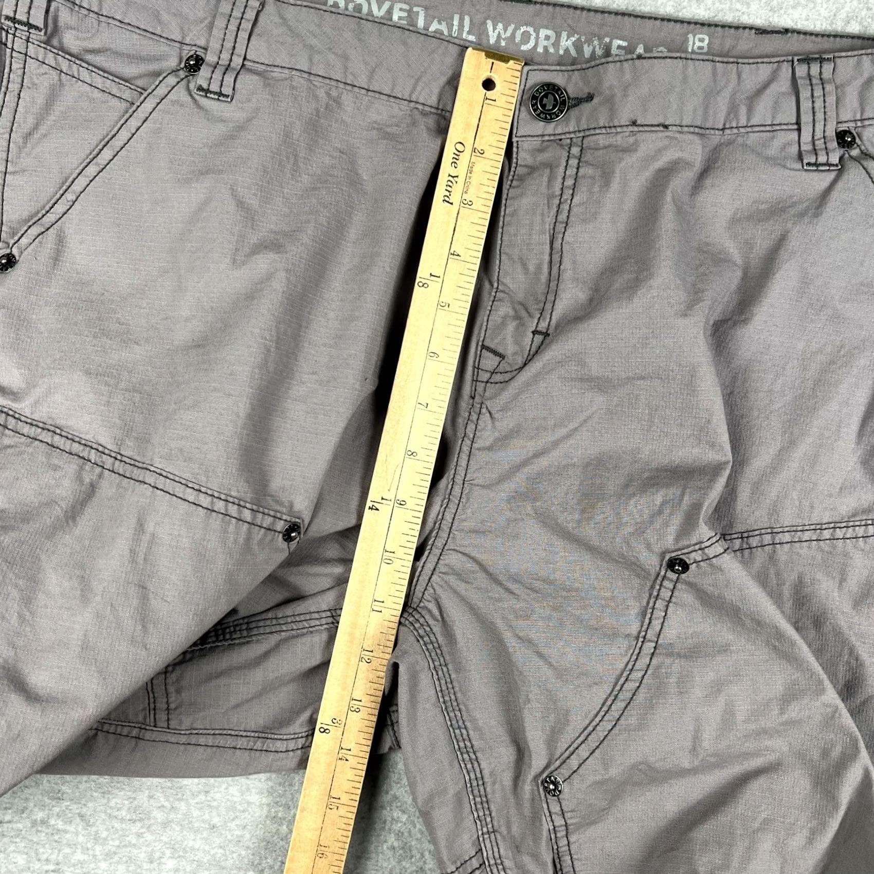 Vintage Dovetail Anna Ultra Light Trail Pants Stretch Womens 18 Grey Hiking Outdoors Size 40" / US 18 - 7 Thumbnail