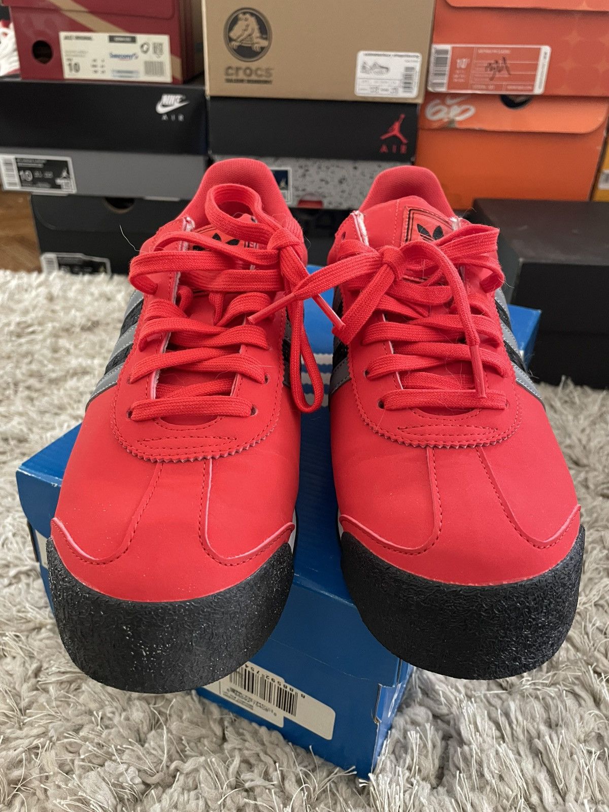 Adidas Adidas Samoa Red/Black/Grey Size US 9 / EU 42 - 4 Thumbnail