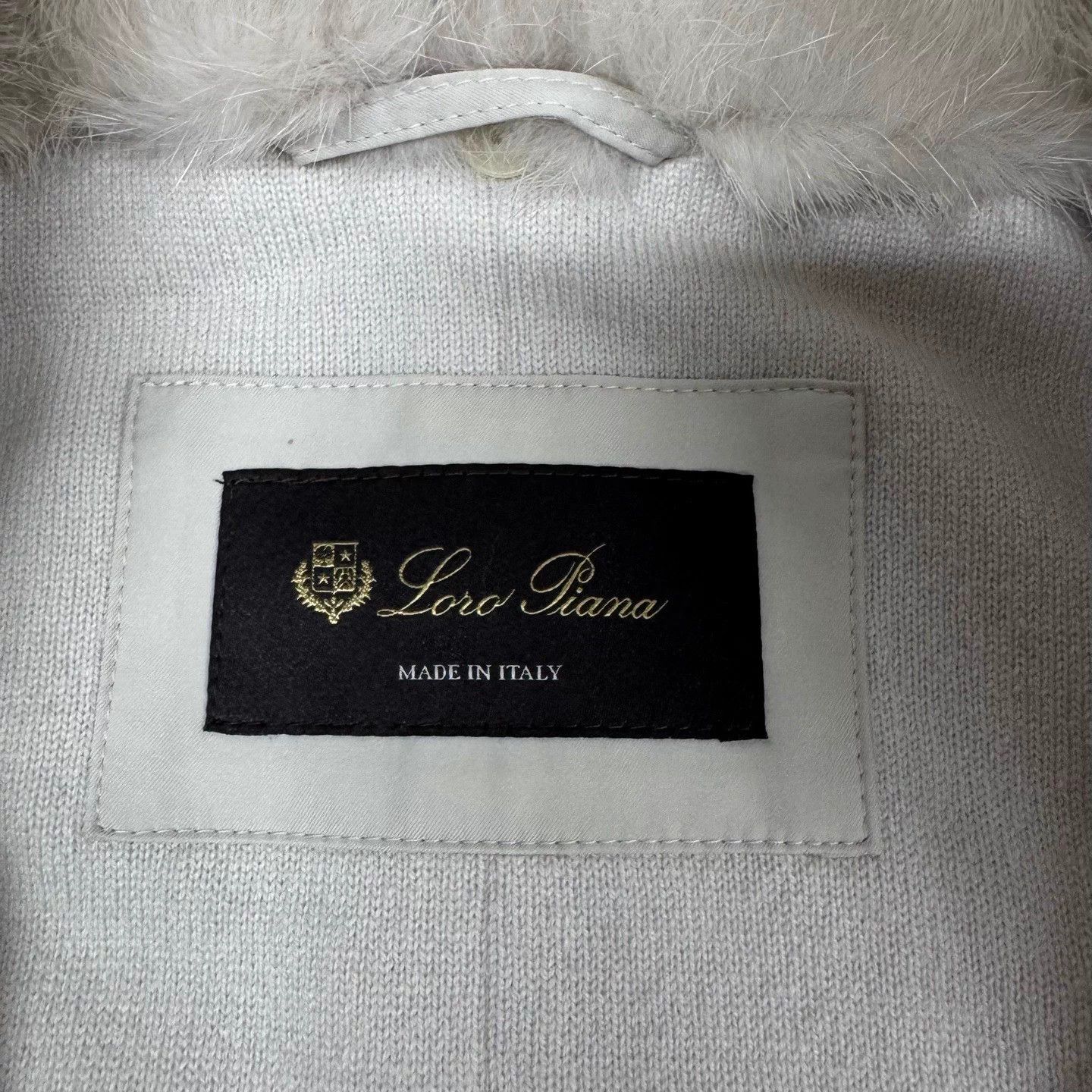 Loro Piana Loro Piana Mink Fur Collar Cashmere Knit Panel Jacket 38 Size XS / US 0-2 / IT 36-38 - 5 Thumbnail