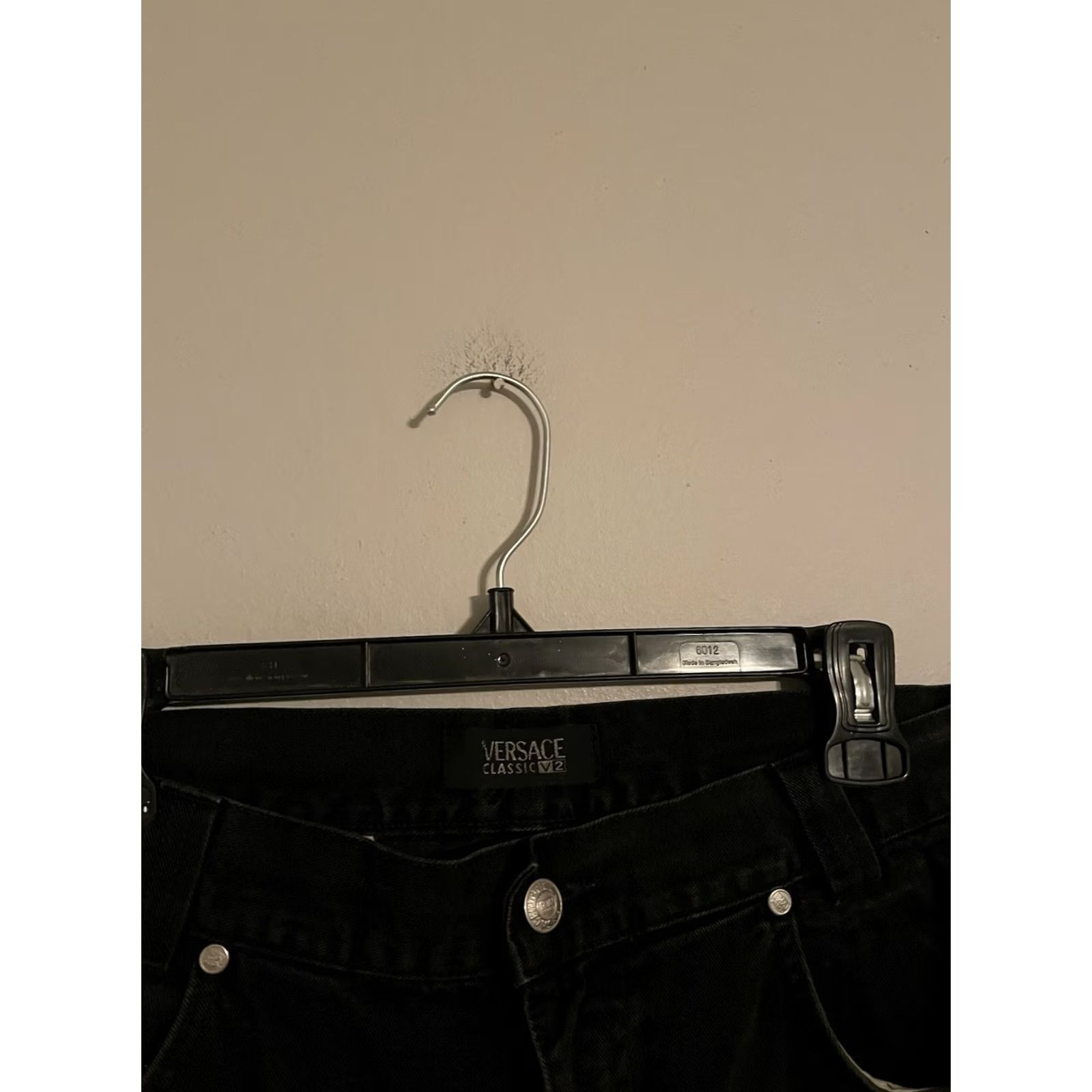 Versace VINTAGE Versace Classic V2 Made in Italy Black Denim Jeans - Men's 34x31 Size US 34 / EU 50 - 2 Thumbnail