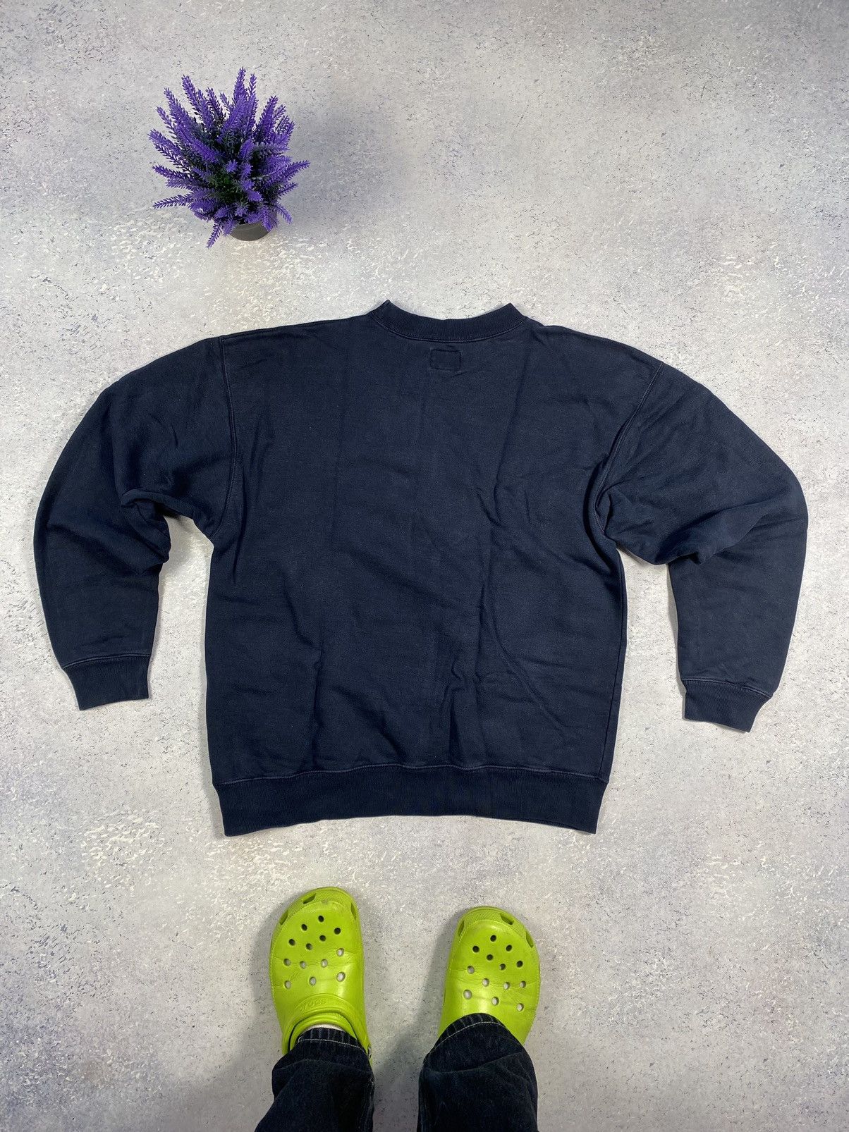 Levi's × Vintage Vintage Levi’s Men’s Blue Sweatshirt With Big Centre Logo Size US L / EU 52-54 / 3 - 8 Thumbnail