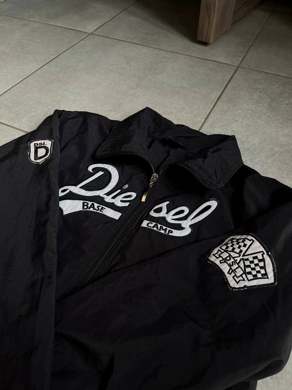 Diesel × Vintage Diesel black nylon harigton big patch logo Size US M / EU 48-50 / 2 - 4 Thumbnail