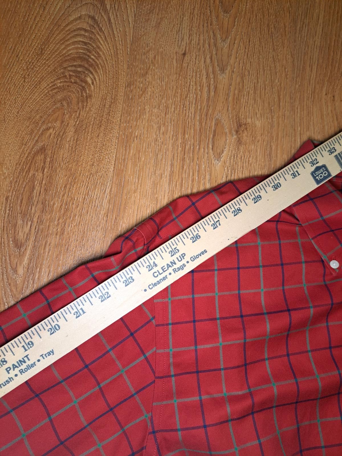 Orvis Orvis Long Sleeve Shirt Mens Large Red Windowpane Cotton Size US L / EU 52-54 / 3 - 10 Thumbnail