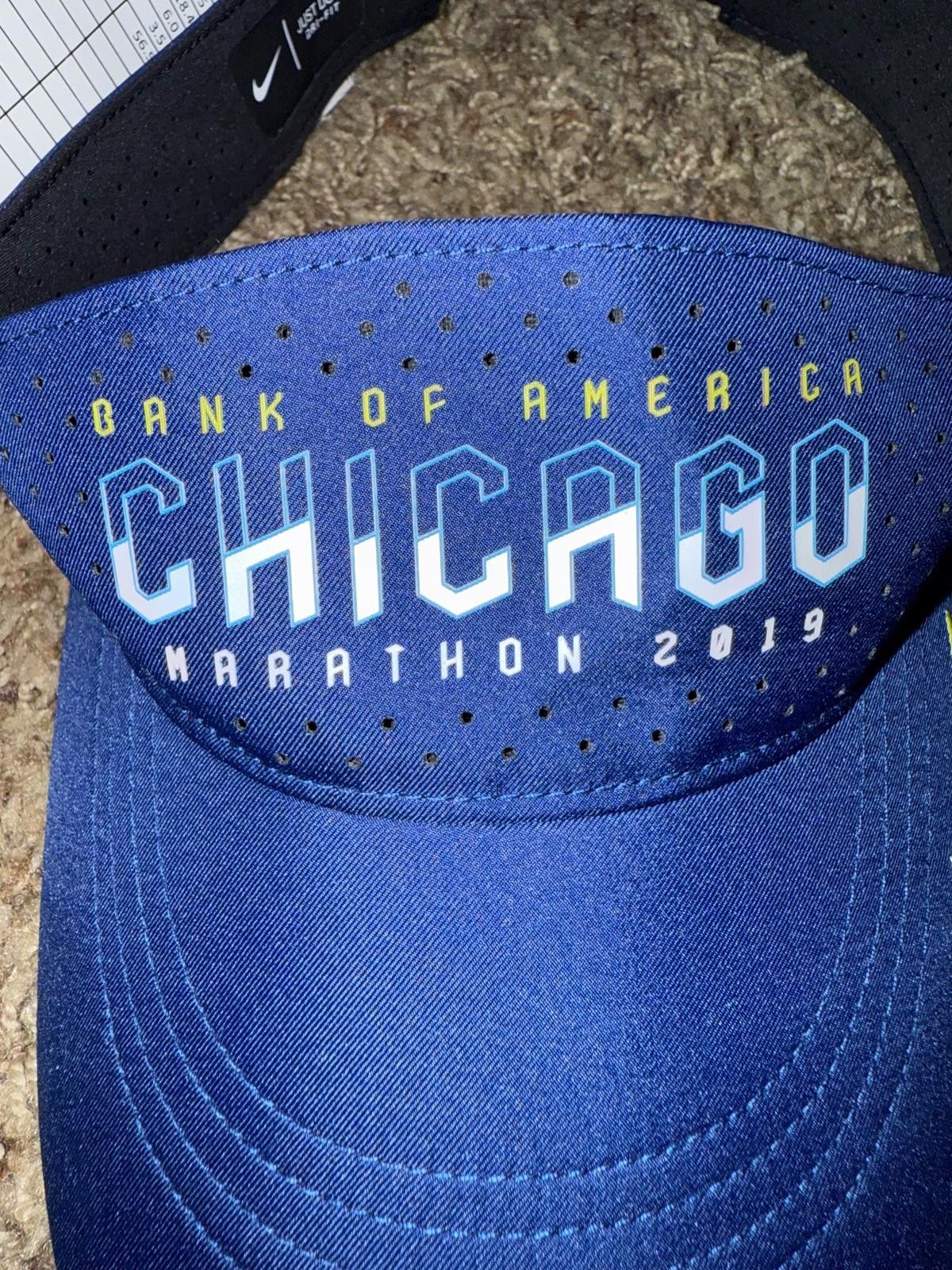 Nike Nike Adult Unisex Aerobill Bank Of America Chicago Running Visor Sample Size ONE SIZE - 4 Thumbnail