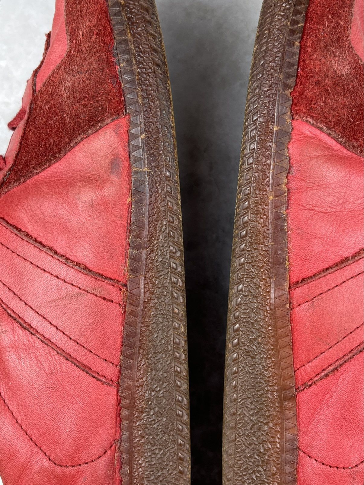 Maison Margiela AW05 Maison Margiela Vintage Red Leather Replica Gats Size US 9.5 / EU 42-43 - 11 Thumbnail