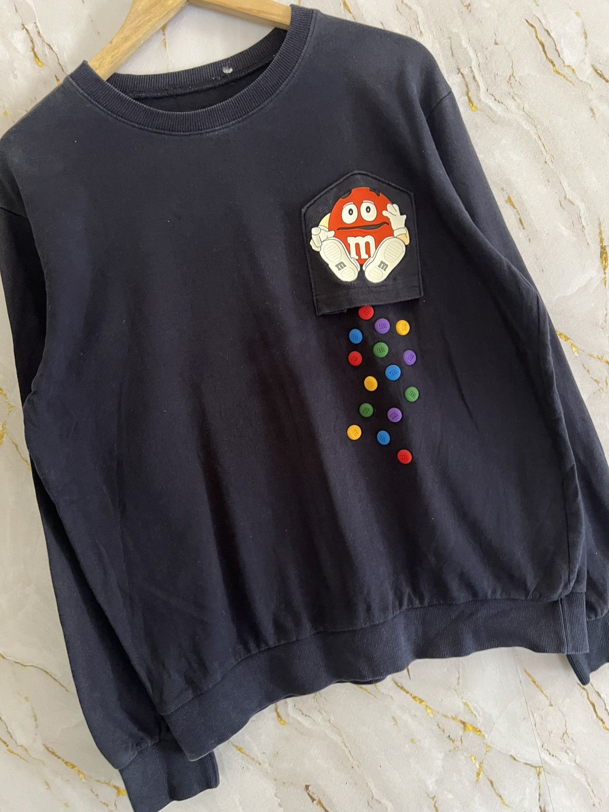 Japanese Brand M&M’s Sweatshirt – Rare Pop Culture Archive Grail Size US XL / EU 56 / 4 - 3 Thumbnail