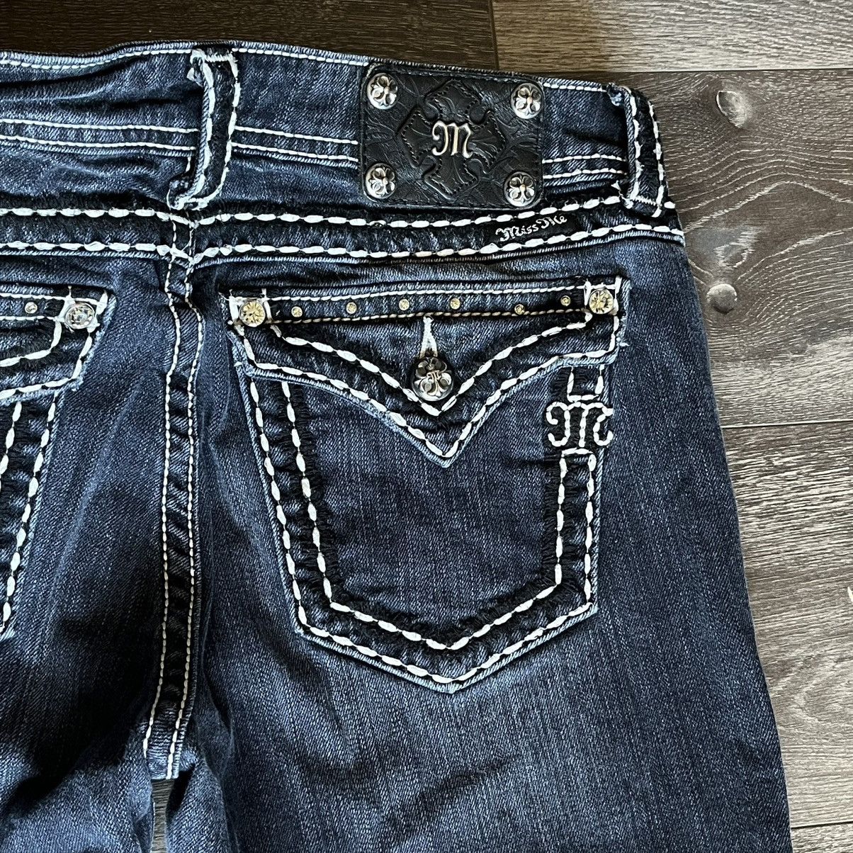 Miss Me Vintage Miss Me Buckle Exclusive Boot Cut Denim Jeans Women Size 30" / US 8 / IT 44 - 3 Thumbnail