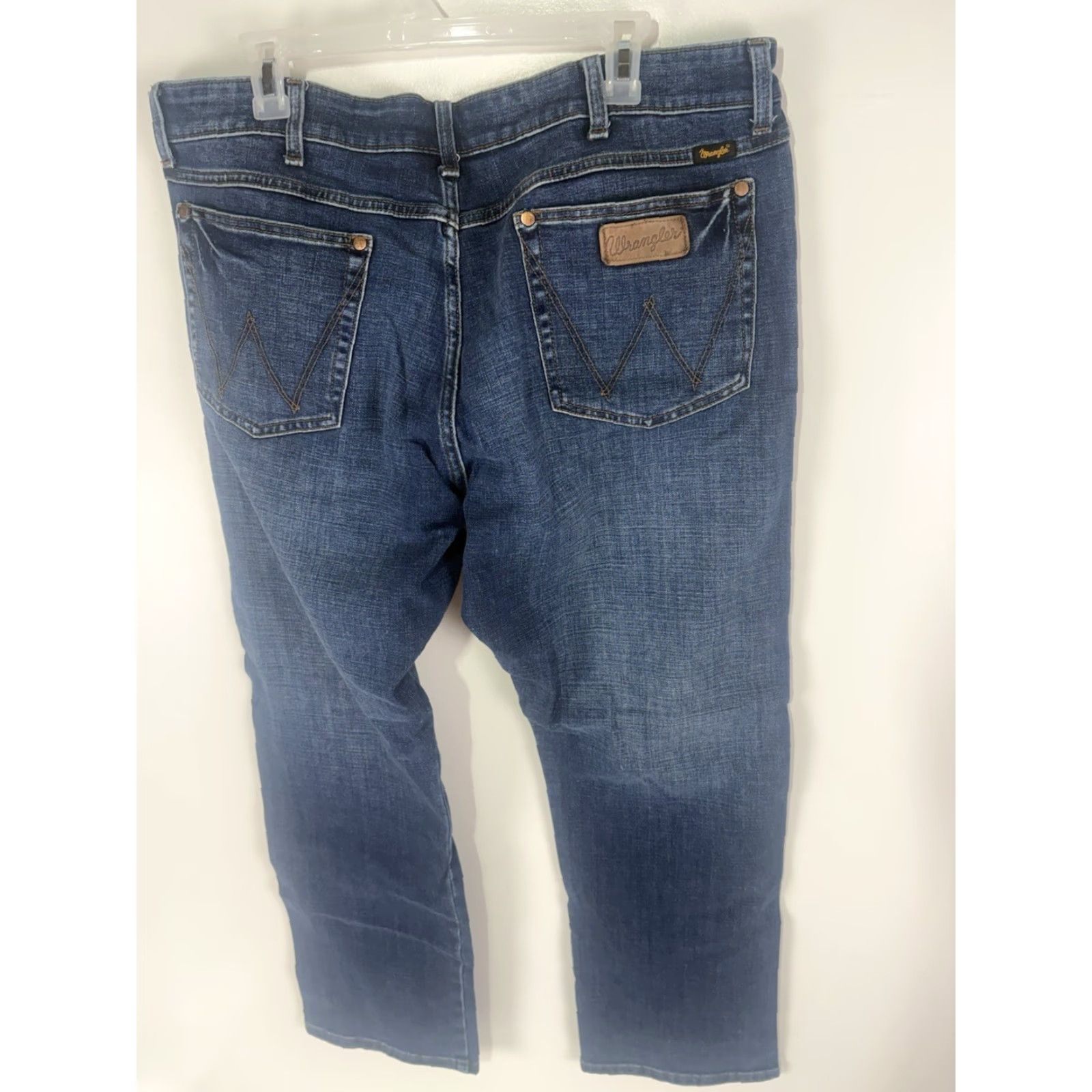 Wrangler Wrangler Retro Jeans Men’s 38X32 Brown Patch Slim Straight Size US 38 / EU 54 - 5 Thumbnail