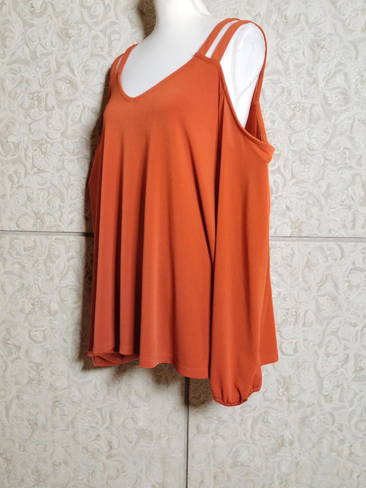 Other TORRID Size 2XL Sleeveless Blouse in Rust Orange Size XXL / US 16-18 / IT 52-54 - 4 Thumbnail
