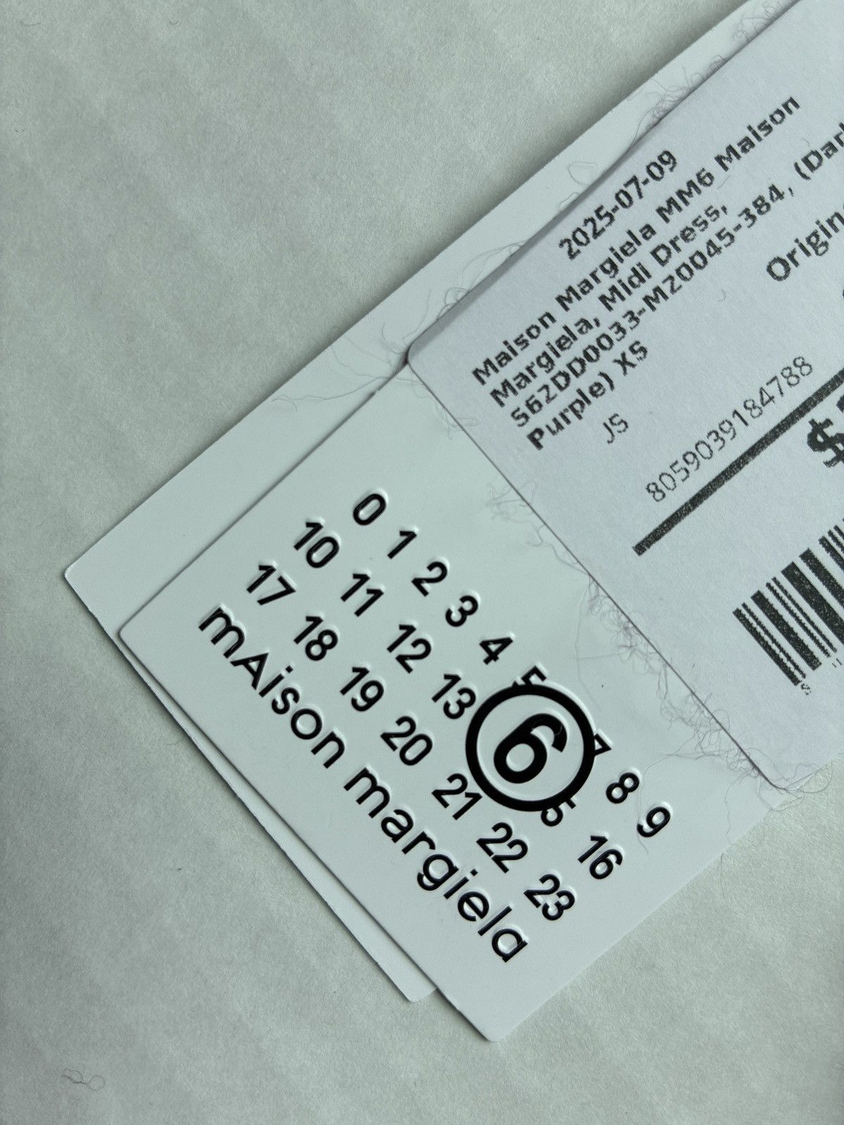 Maison Margiela MM6 Maison Margiela Midi Drees Day Dress Dark Purple XS Size XS / US 0-2 / IT 36-38 - 10 Thumbnail