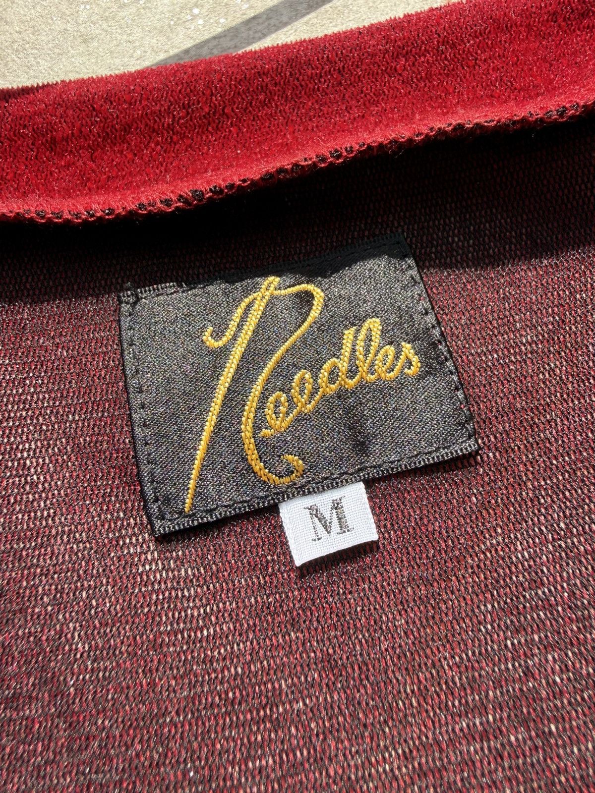 Needles Needles Red Velvet Cardigan Size US M / EU 48-50 / 2 - 5 Thumbnail