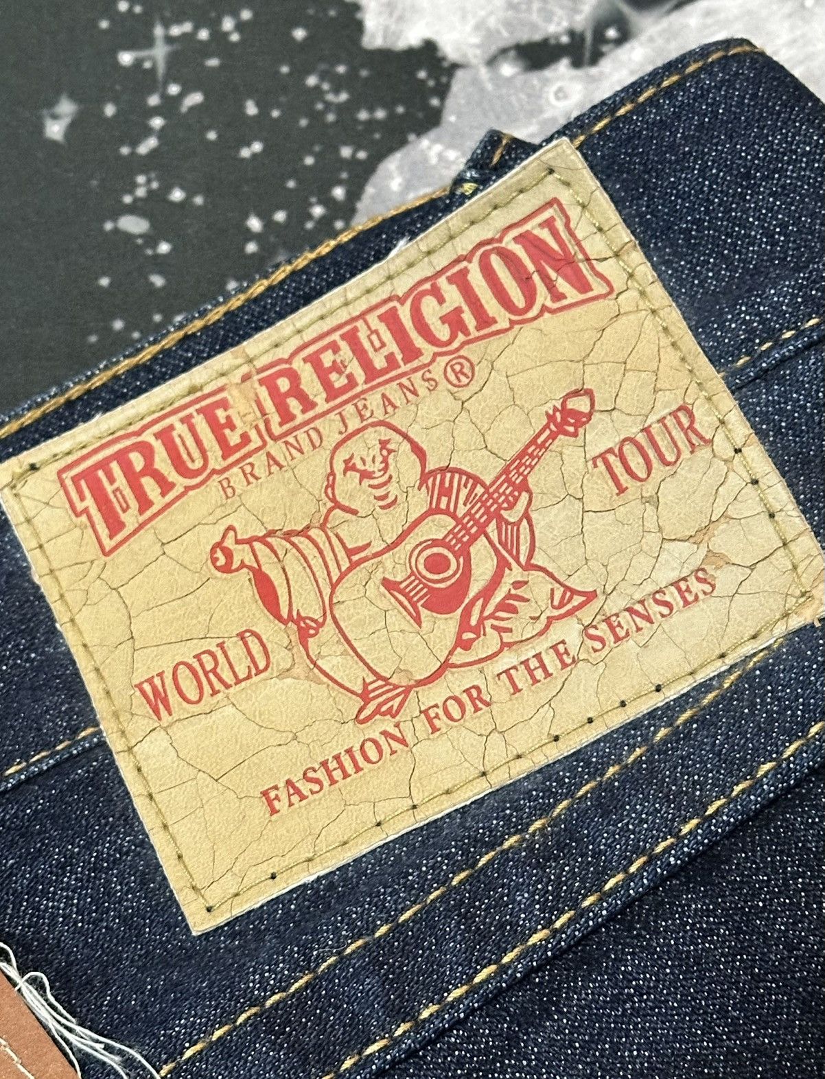 True Religion True Religion Horse Shoe Logo Flare Jeans Size US 34 / EU 50 - 11 Thumbnail