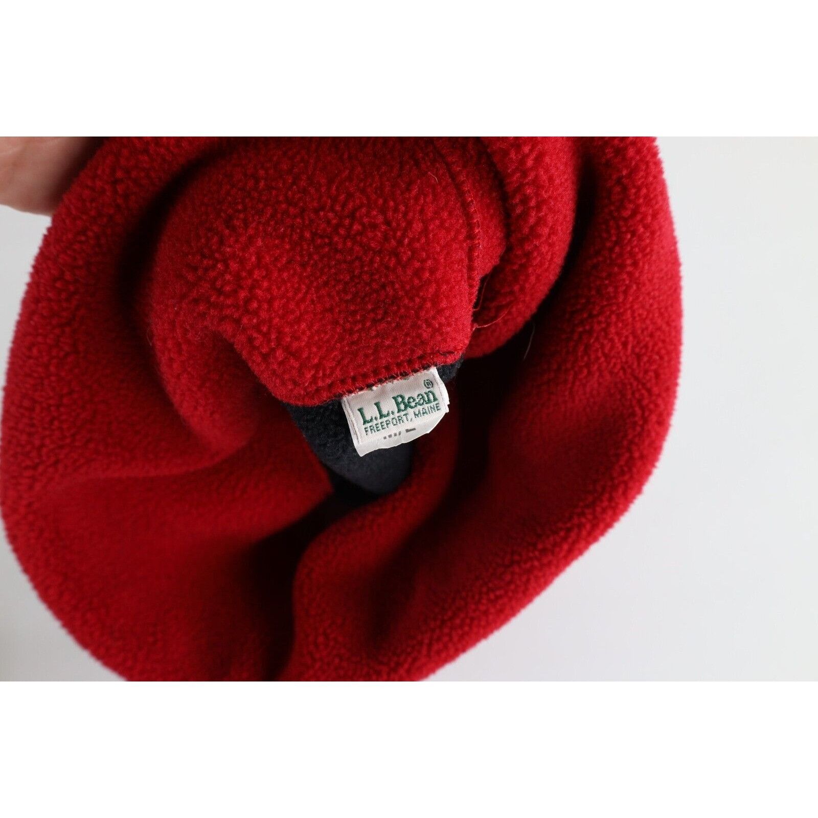 L.L. Bean × Vintage Vintage 90s LL Bean Fair Isle Fleece Cuffed Winter Hat Size ONE SIZE - 7 Thumbnail