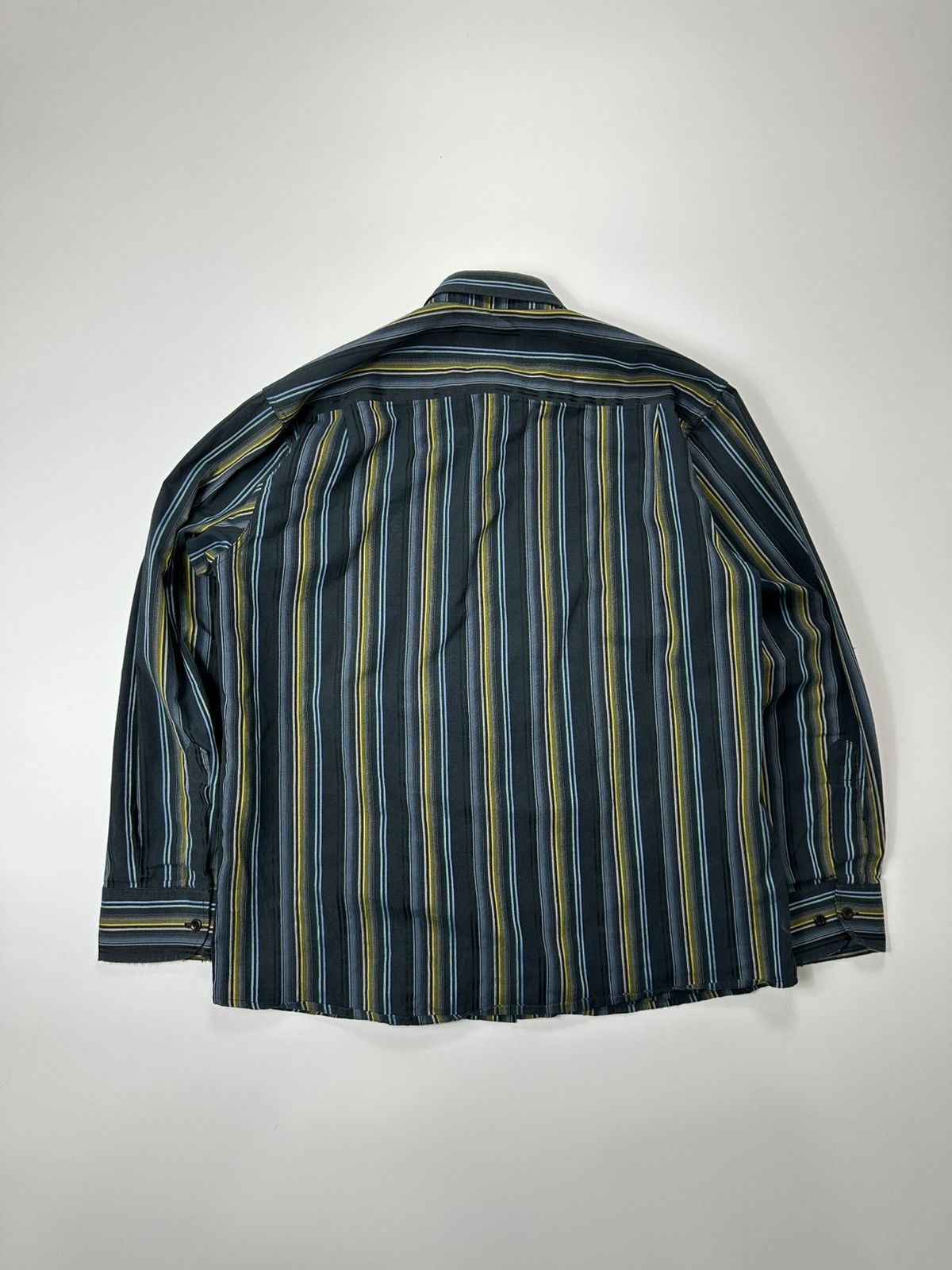 Armani Collezioni Armani Collezioni Stripped Dress Shirt Men's XL Size US XL / EU 56 / 4 - 9 Thumbnail