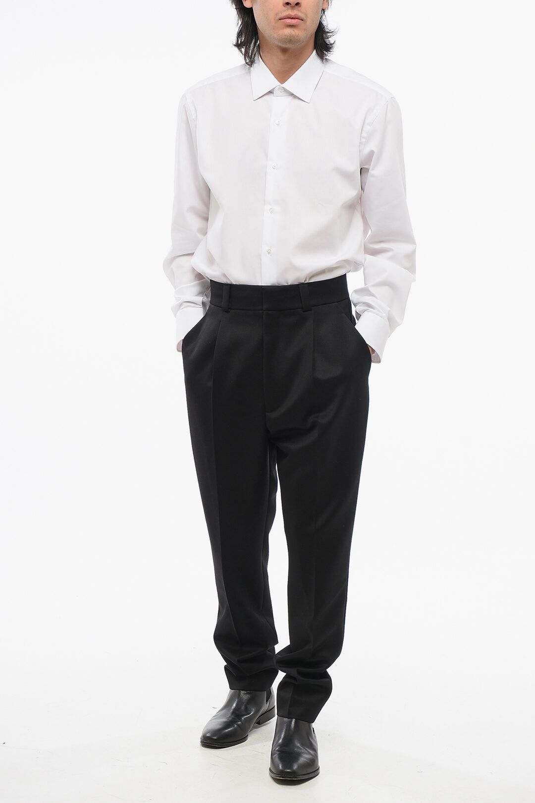 Fear of God og1mm0825 Single-pleated 4-Pocketed Wool Pant in Black Size US 36 / EU 52 - 3 Thumbnail