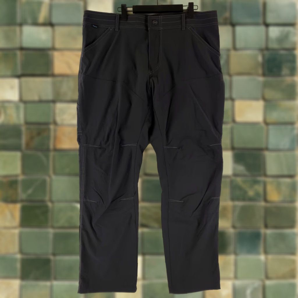 Vintage Kuhl Pants Renegade Black Mens 39x30 Regular Inseam 30 Casual Pants Mens Black Kuhl Size US 39 - 1 Thumbnail