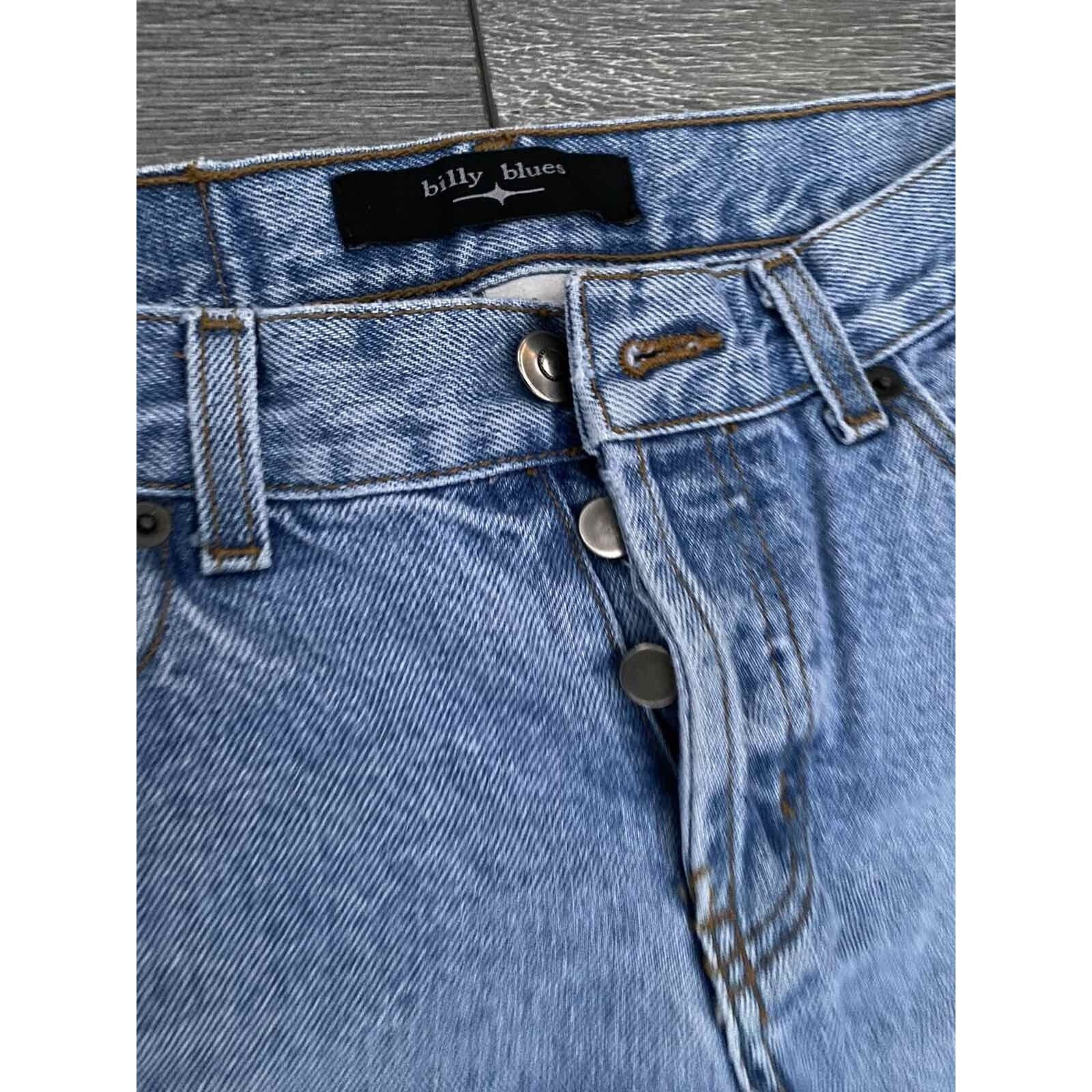 Billy Hill Billy Blues women cropped jeans patches Y2K Size 26 A000167 Size 26" / US 2 / IT 38 - 6 Thumbnail