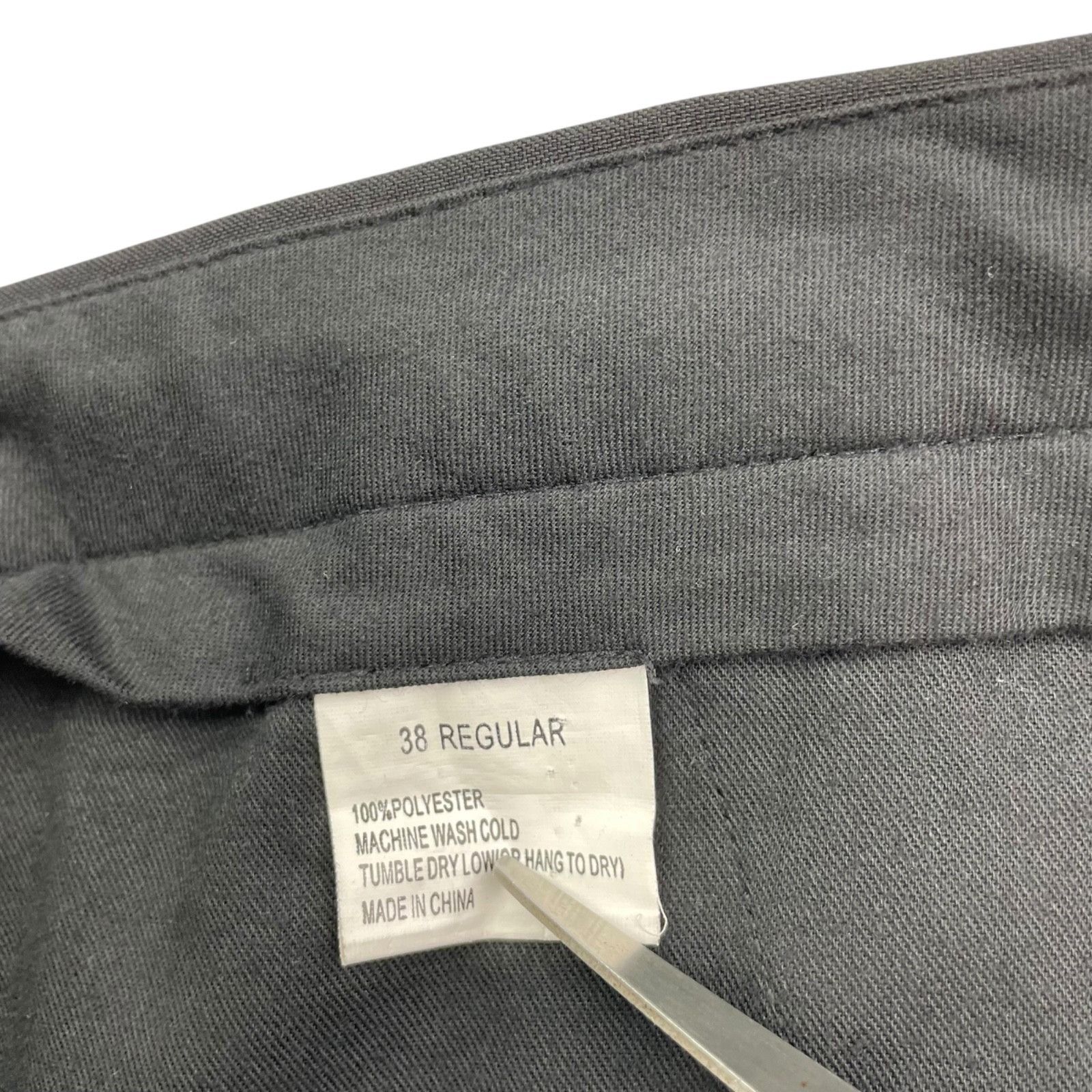 Stafford Stafford Men's Satin Lapel 1-Button Classic Fit Tuxedo Suit Size 52L - 14 Thumbnail