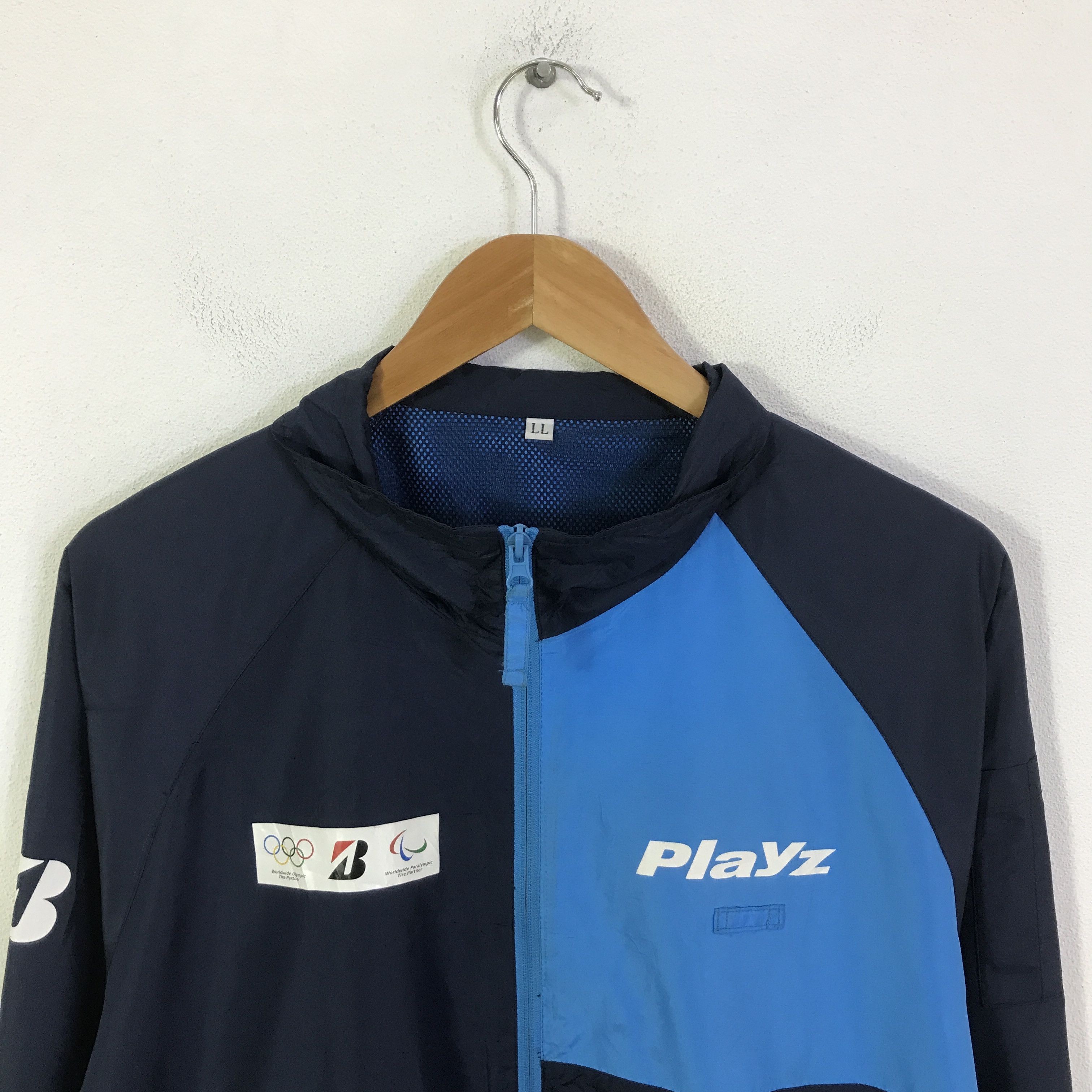 Japanese Brand playz olympics x Bridgestone light jacket K121B11 Size US L / EU 52-54 / 3 - 3 Thumbnail