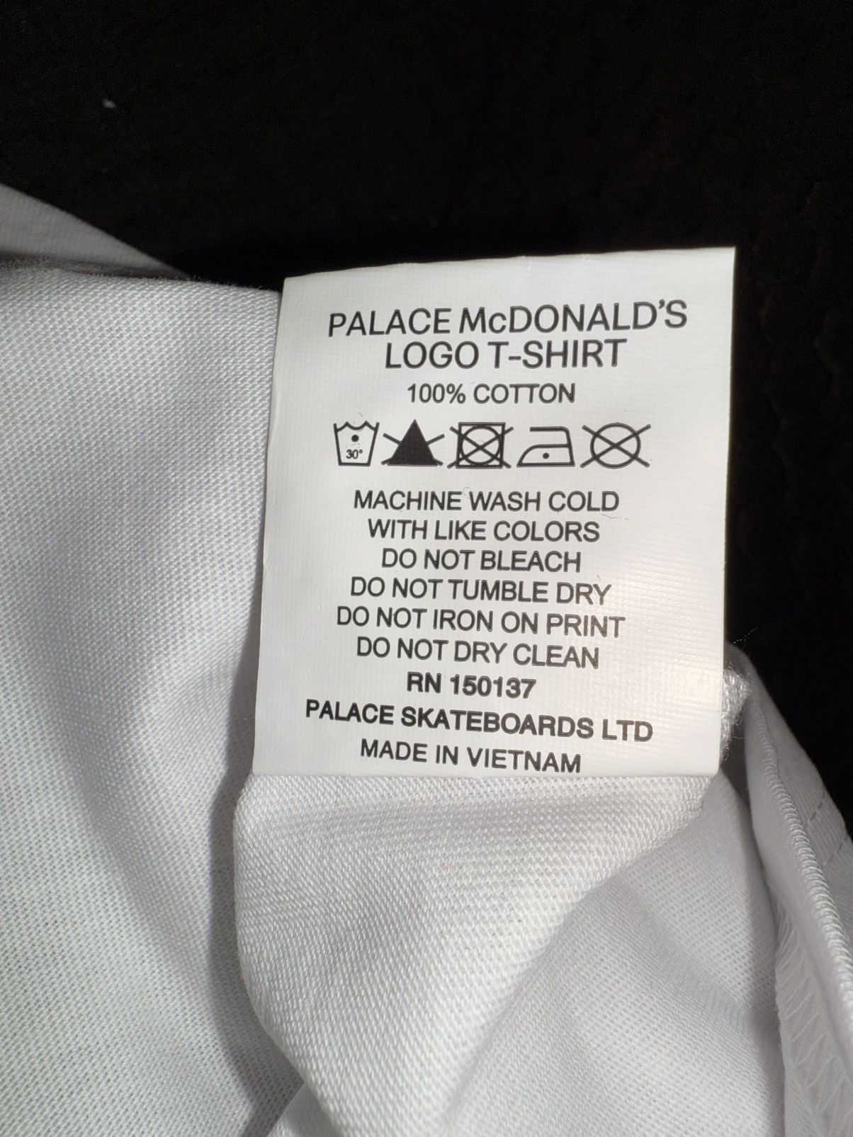 Palace Palace x McDonald’s Logo T-Shirt, s/s tee, NEW, men’s XL Size US XL / EU 56 / 4 - 7 Thumbnail