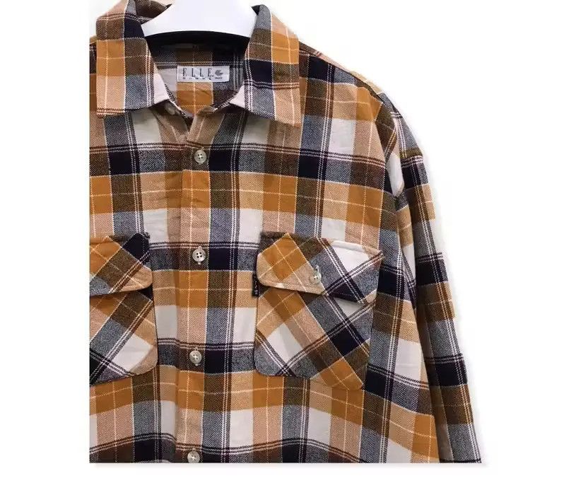 Flannel Elle Homme Plaid Tartan Flannel Shirt Size US XL / EU 56 / 4 - 3 Thumbnail