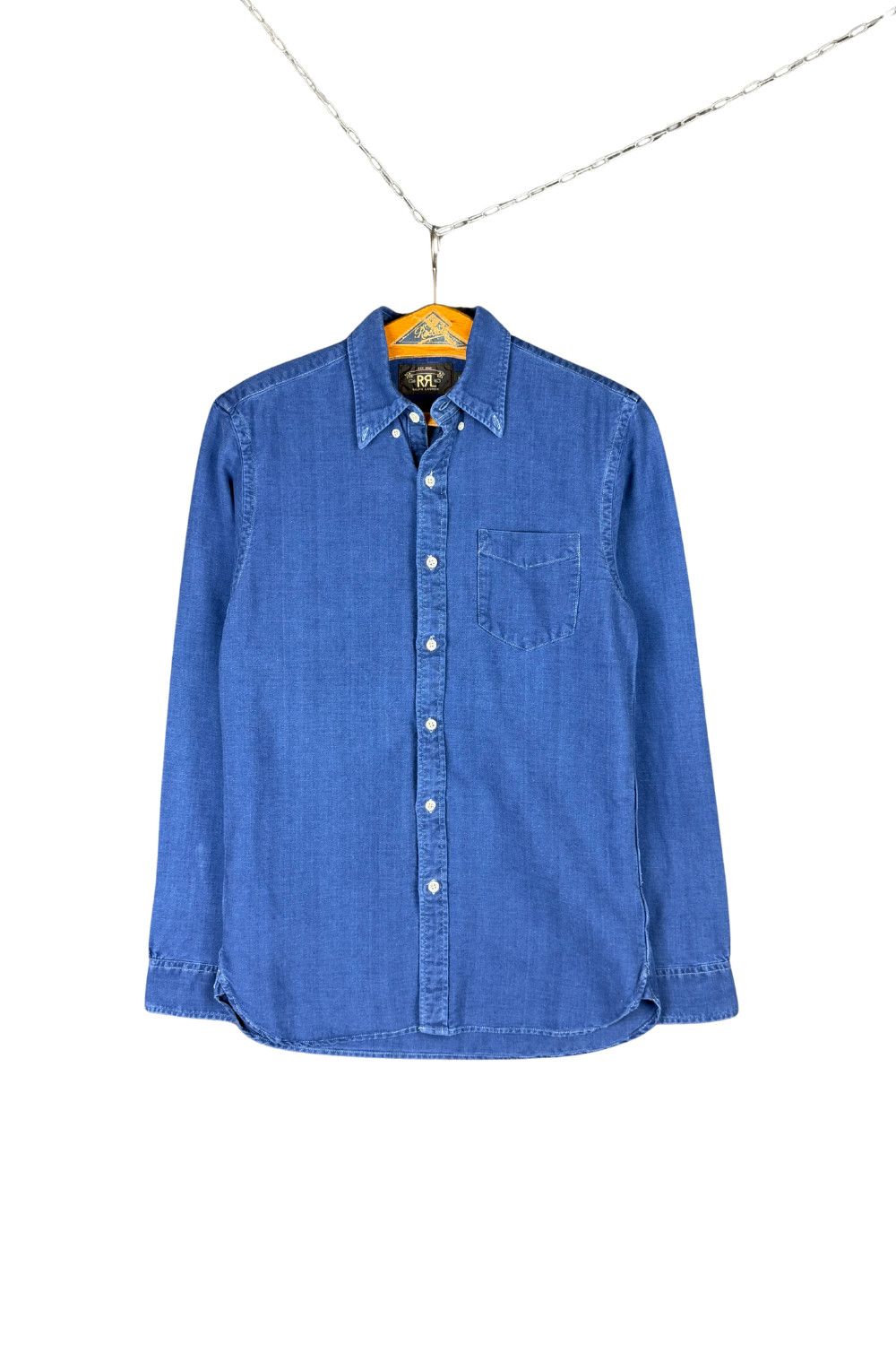 RRL Ralph Lauren SS13 RRL Indigo Work Shirt - Small Size US S / EU 44-46 / 1 - 1 Thumbnail