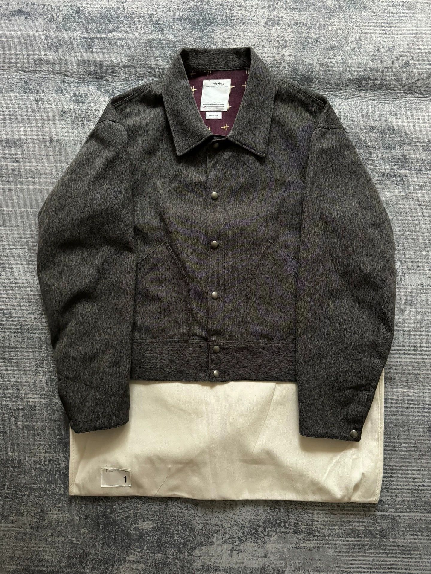 Visvim Visvim Alpha Short JKT (dry pique) | Grailed