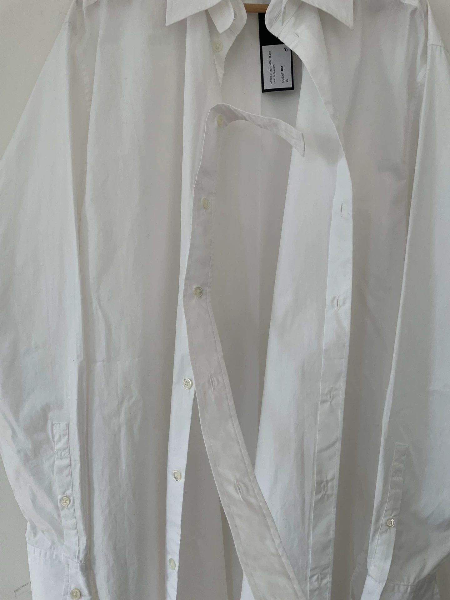 Ann Demeulemeester Ann Demeulemeester 20SS Men's Deconstructed Shirt Size US XS / EU 42 / 0 - 4 Thumbnail