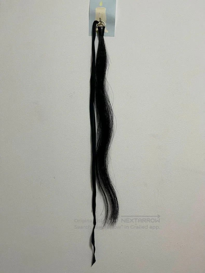 Ann Demeulemeester Black Hair Accessory Belt or Tie. Size ONE SIZE - 2 Thumbnail