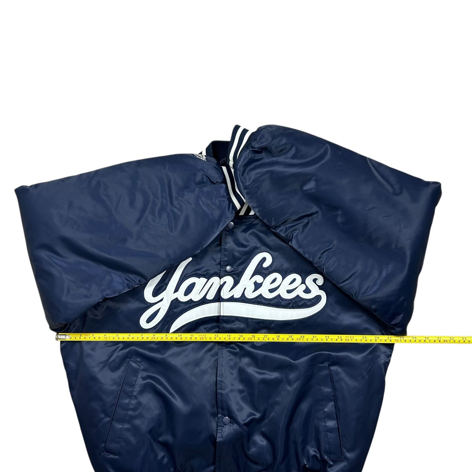 MLB VTG 90s NEW YORK YANKEES MAJESTIC AUTHENTIC SATIN JACKET Size US XL / EU 56 / 4 - 10 Thumbnail