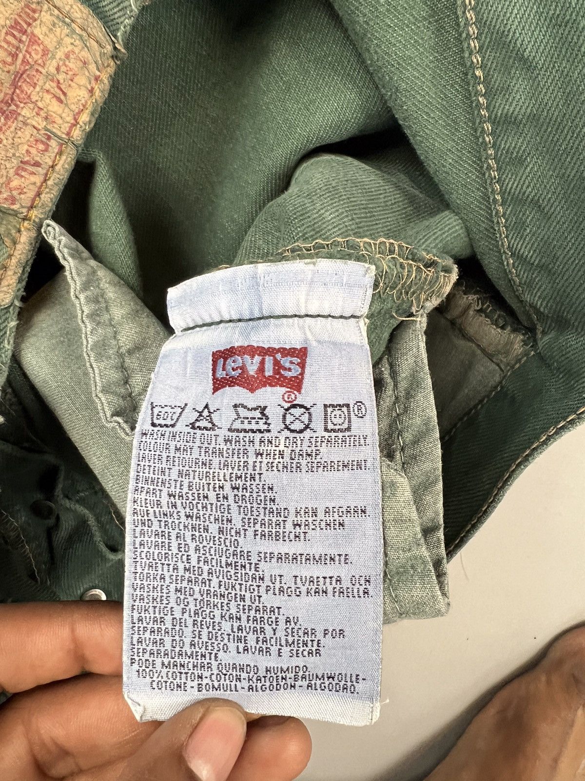Levi's Vintage faded Levi’s papertag 501 denim Size US 32 / EU 48 - 7 Thumbnail